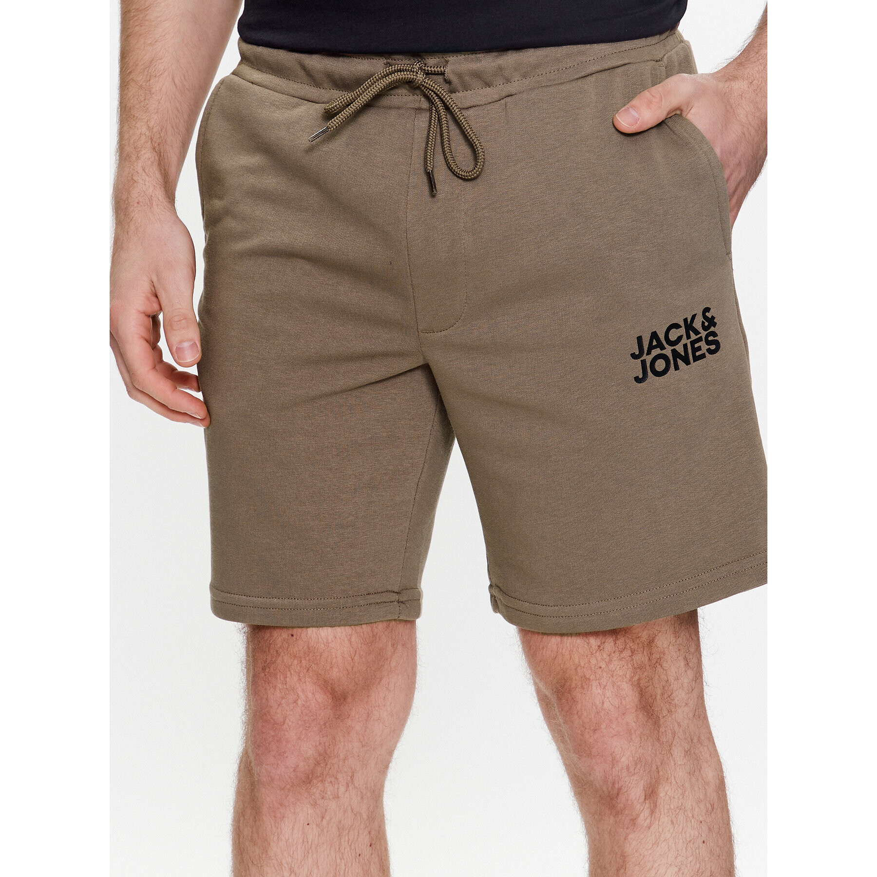 Jack&Jones Sportovní kraťasy New Soft 12228920 Hnědá Regular Fit - Pepit.cz