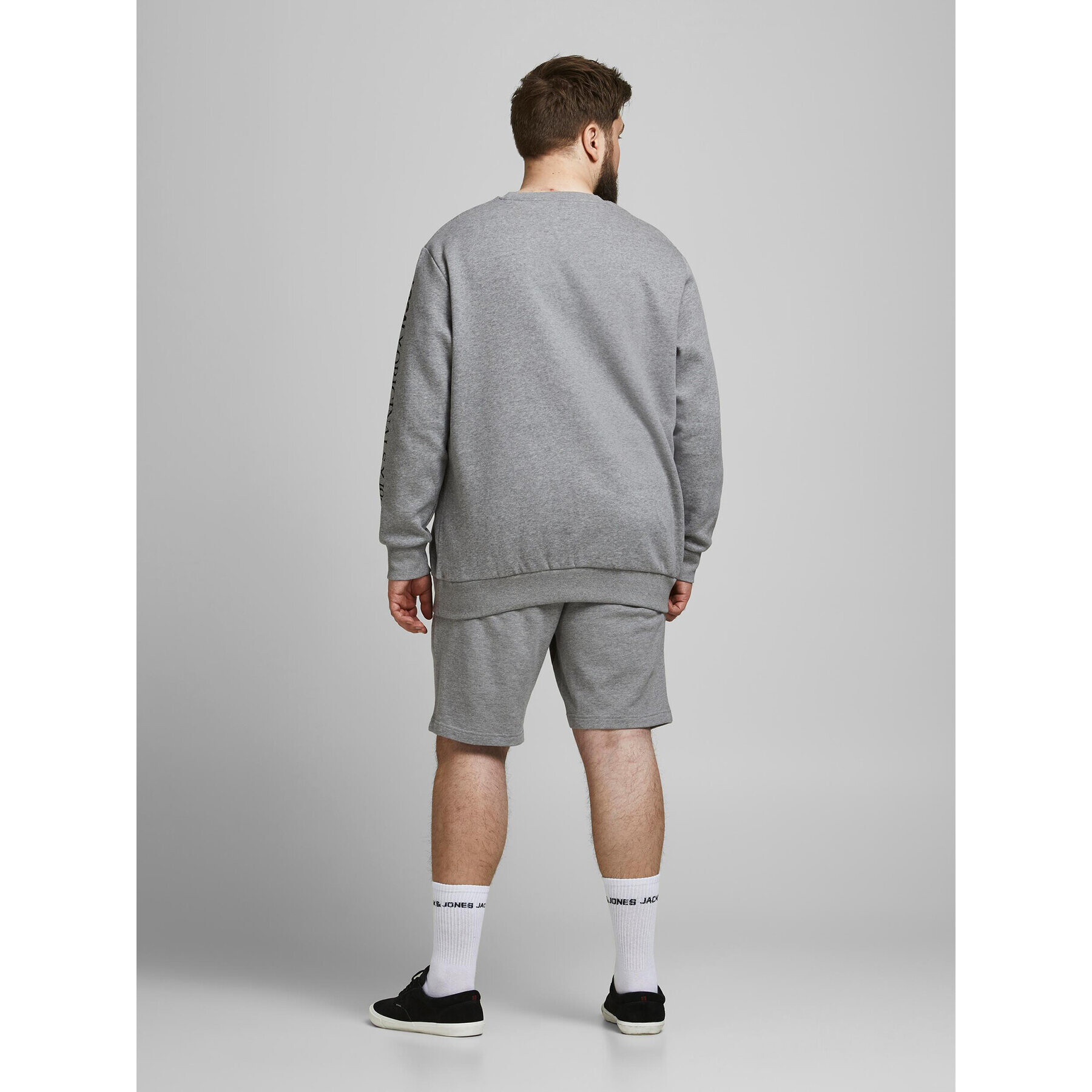 Jack&Jones Sportovní kraťasy Shark 12187092 Šedá Regular Fit - Pepit.cz