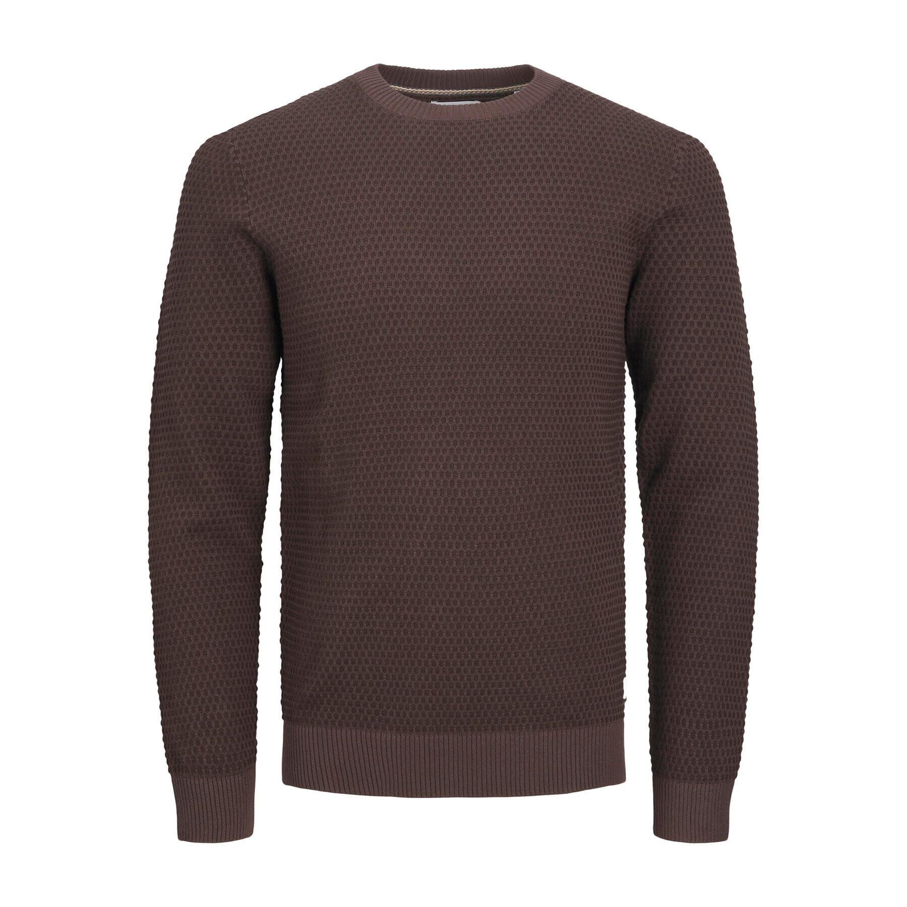 Jack&Jones Svetr 12212816 Hnědá Regular Fit - Pepit.cz