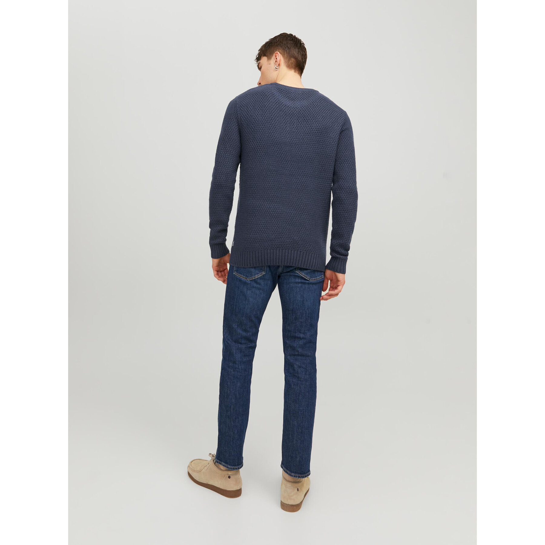 Jack&Jones Svetr 12236314 Tmavomodrá Regular Fit - Pepit.cz