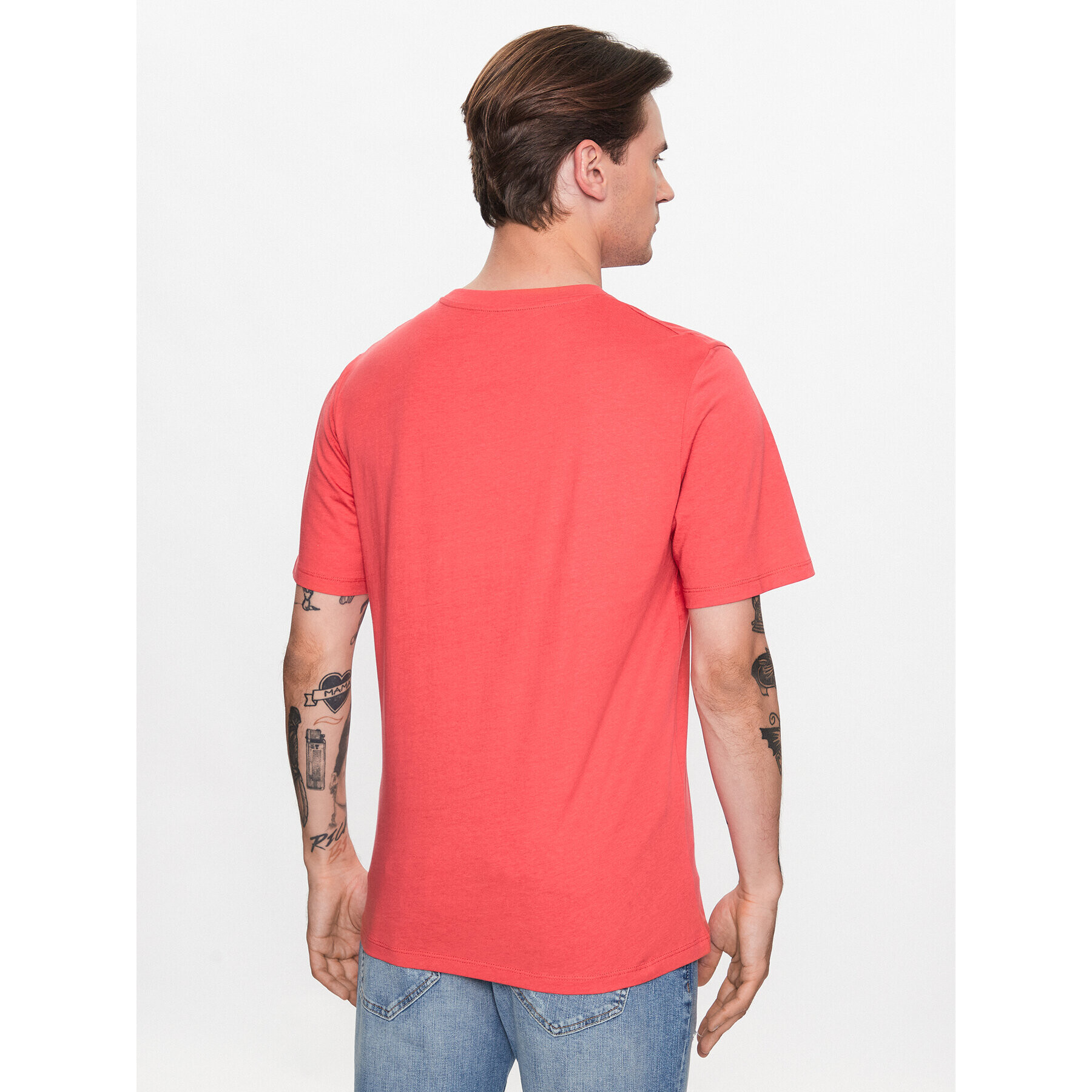 Jack&Jones T-Shirt Joshua 12228254 Červená Standard Fit - Pepit.cz