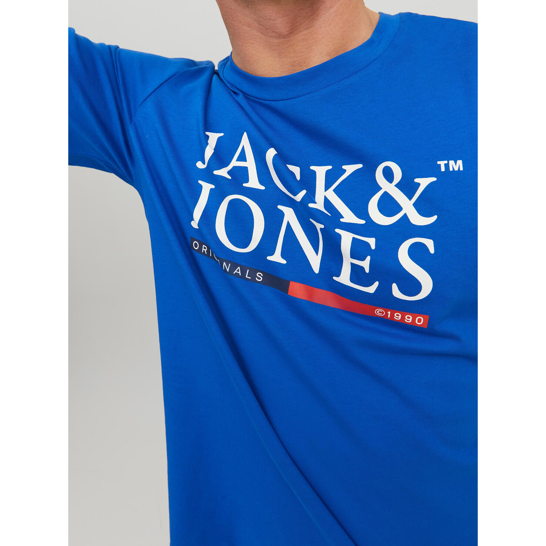 Jack&Jones T-Shirt 12228542 Modrá Standard Fit - Pepit.cz