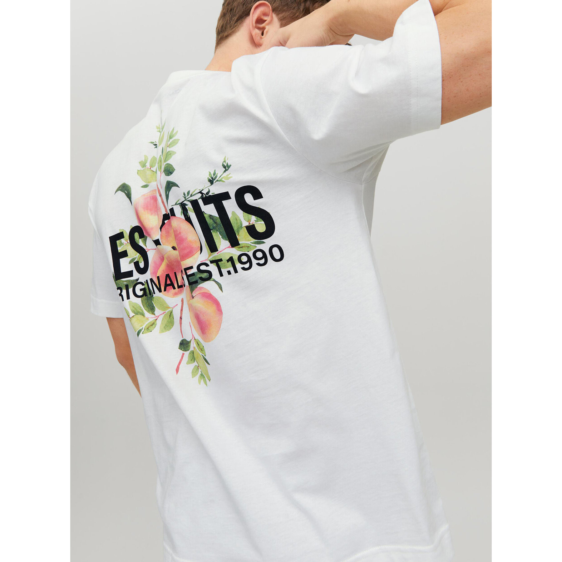 Jack&Jones T-Shirt Flores 12228776 Bílá Loose Fit - Pepit.cz