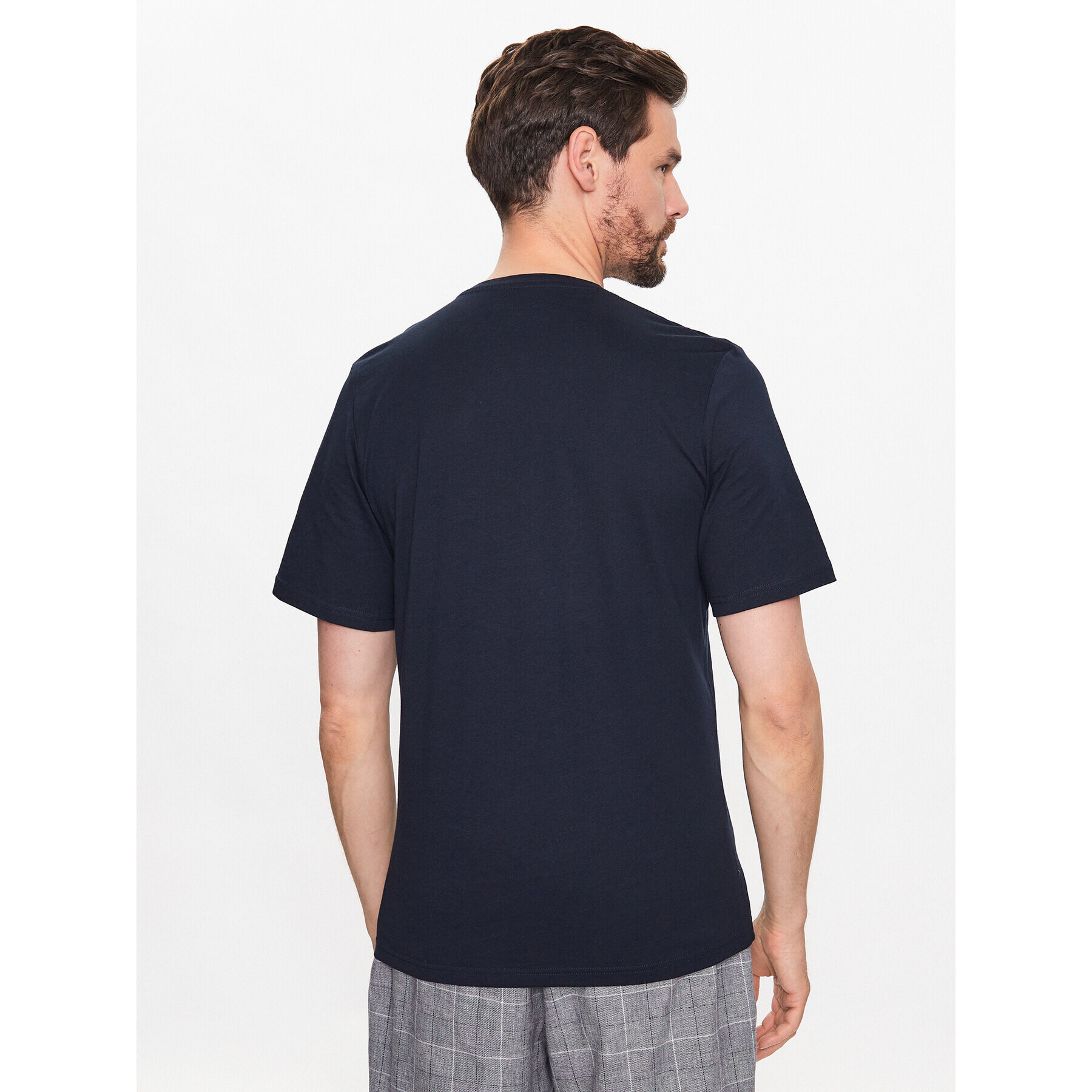 Jack&Jones T-Shirt Navigator 12229758 Tmavomodrá Standard Fit - Pepit.cz