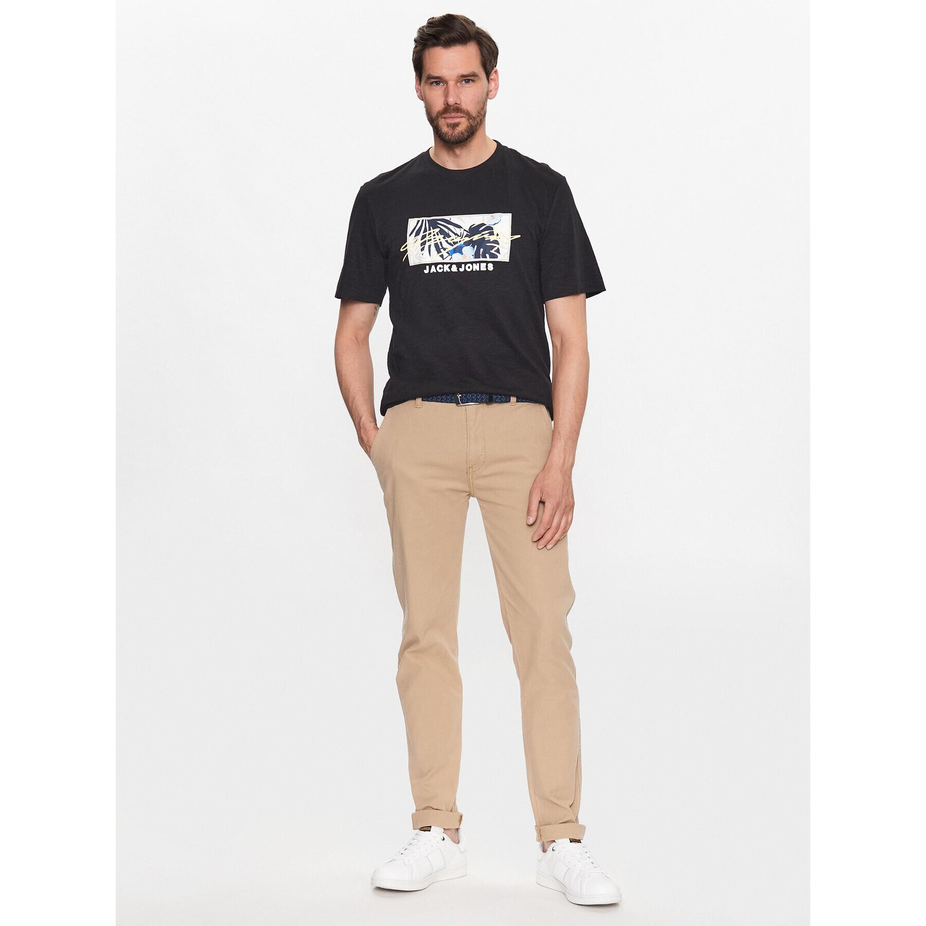 Jack&Jones T-Shirt Tulum 12234807 Černá Standard Fit - Pepit.cz