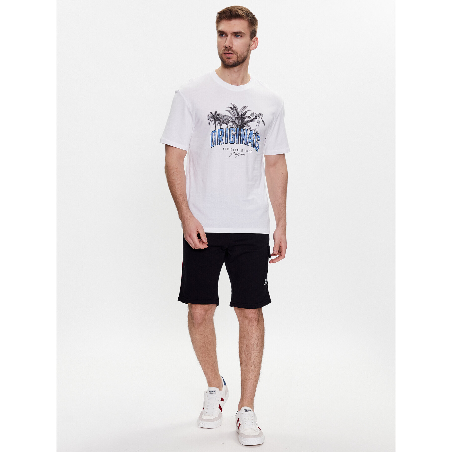 Jack&Jones T-Shirt Type 12235151 Bílá Relaxed Fit - Pepit.cz