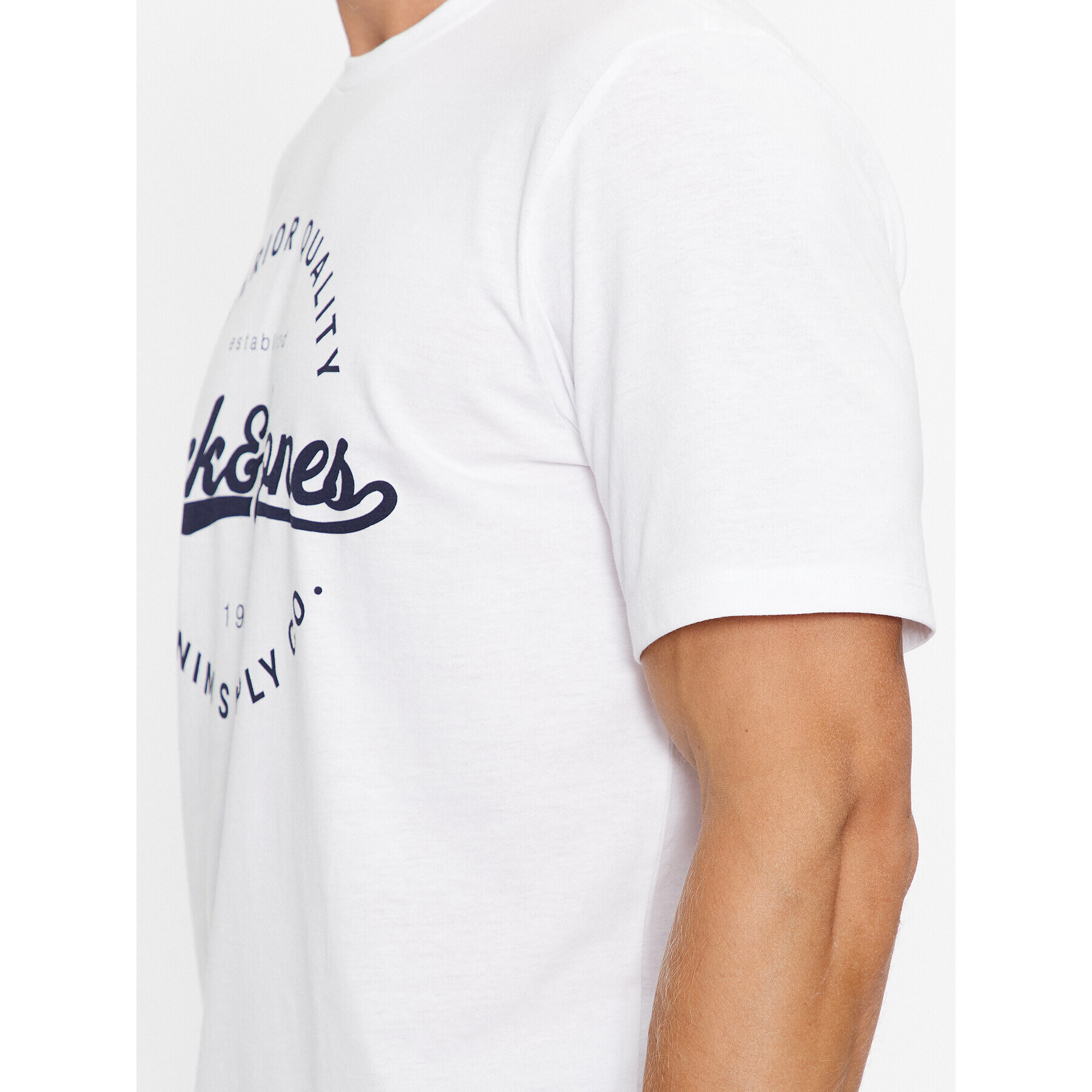 Jack&Jones T-Shirt 12236150 Bílá Regular Fit - Pepit.cz