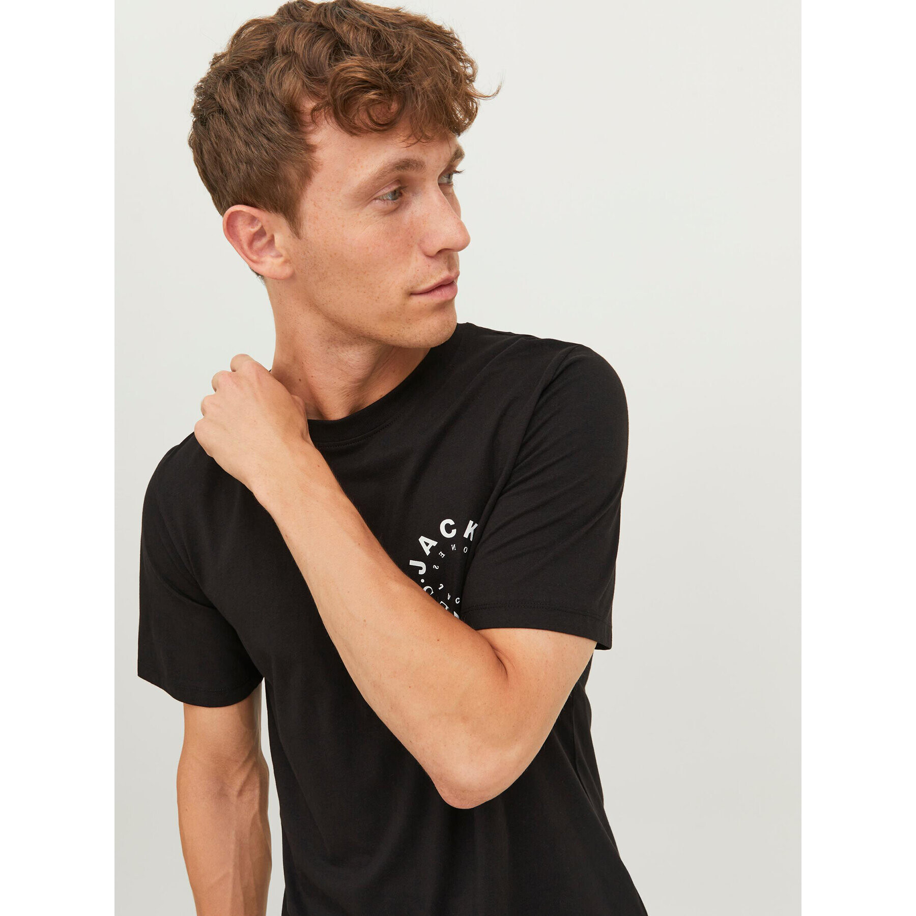 Jack&Jones T-Shirt 12242554 Černá Regular Fit - Pepit.cz