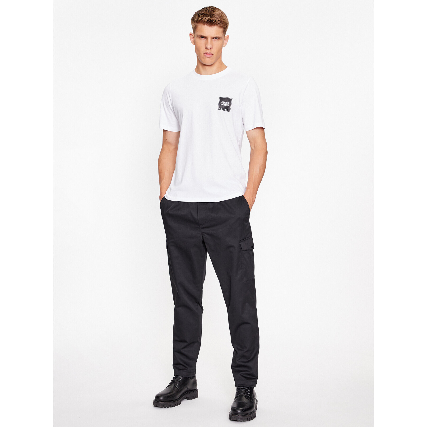 Jack&Jones T-Shirt 12252004 Bílá Regular Fit - Pepit.cz