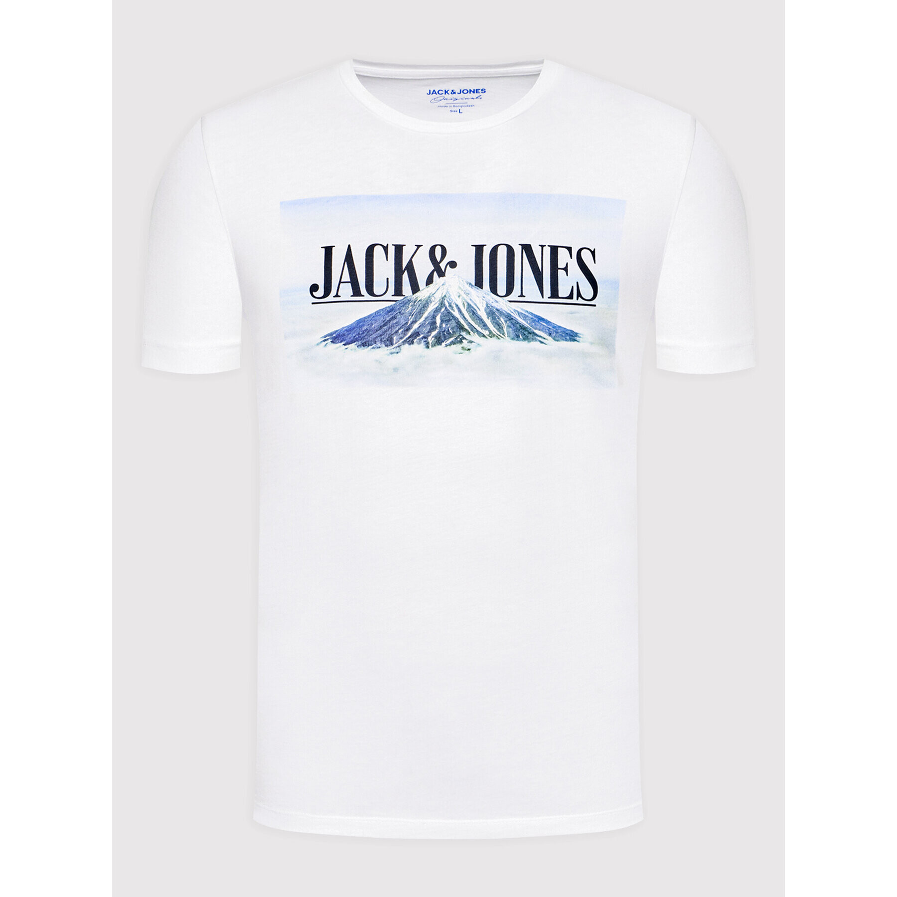 Jack&Jones T-Shirt Azan 12200159 Bílá Regular Fit - Pepit.cz