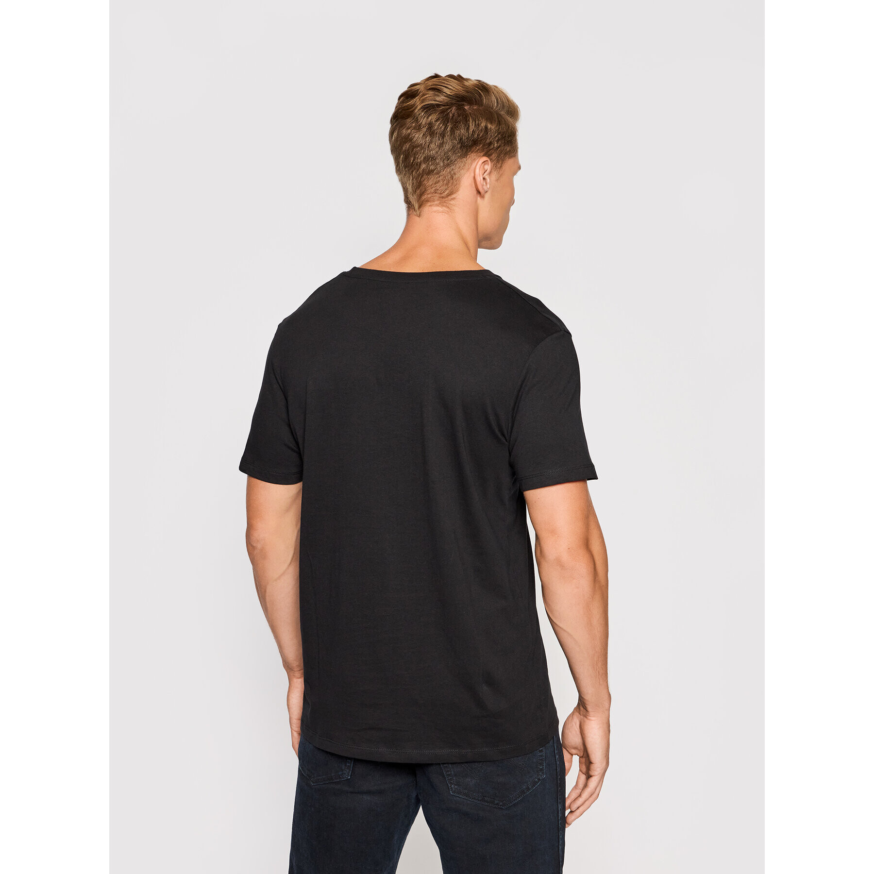 Jack&Jones T-Shirt Bank 12192092 Černá Regular Fit - Pepit.cz