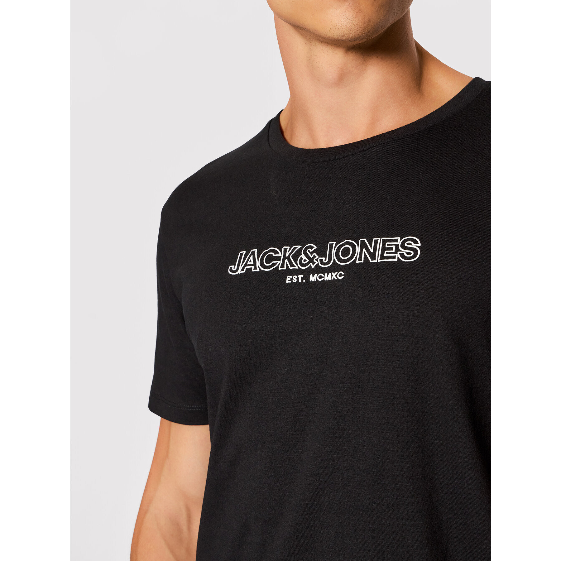 Jack&Jones T-Shirt Bank 12192092 Černá Regular Fit - Pepit.cz