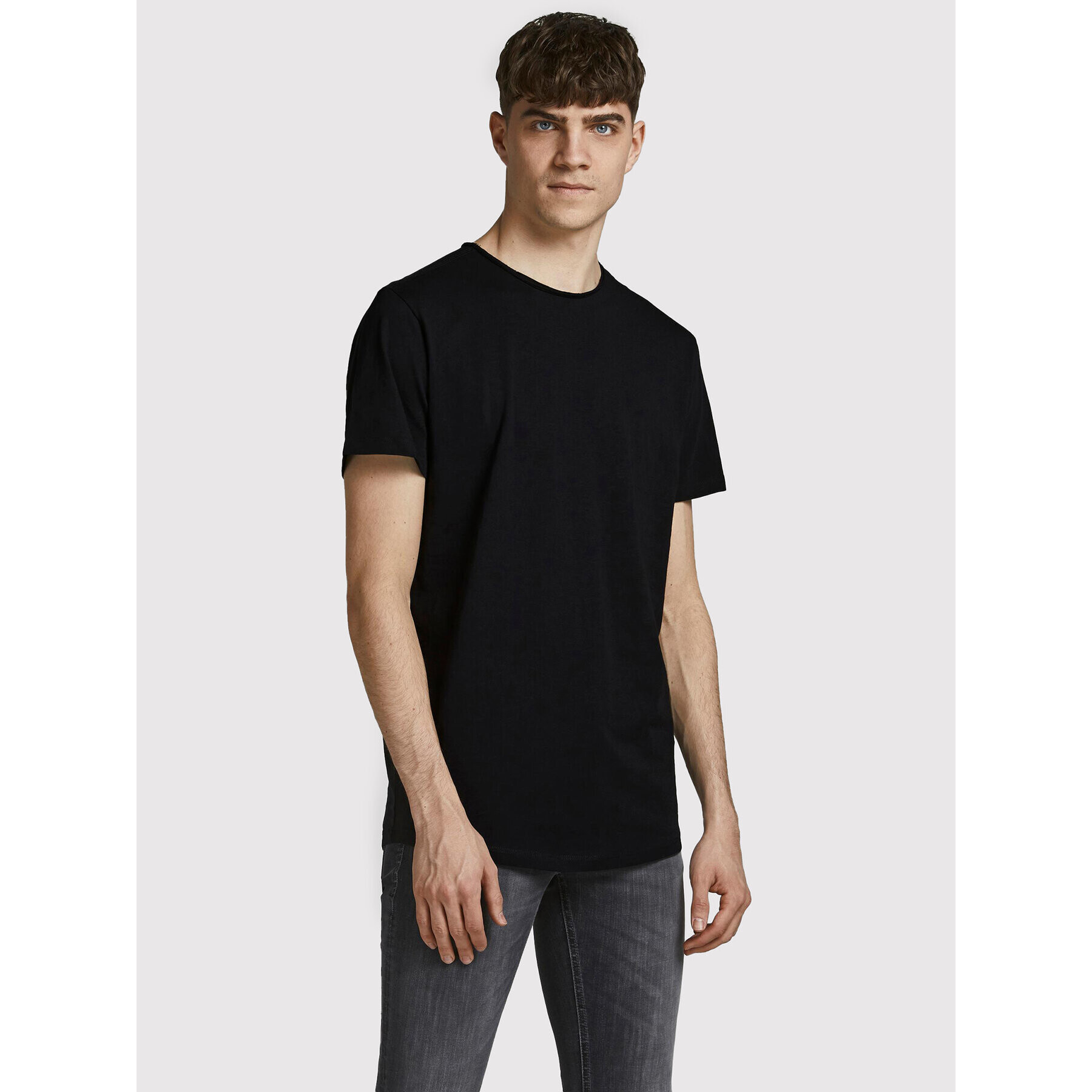 Jack&Jones T-Shirt Basher 12182498 Černá Regular Fit - Pepit.cz