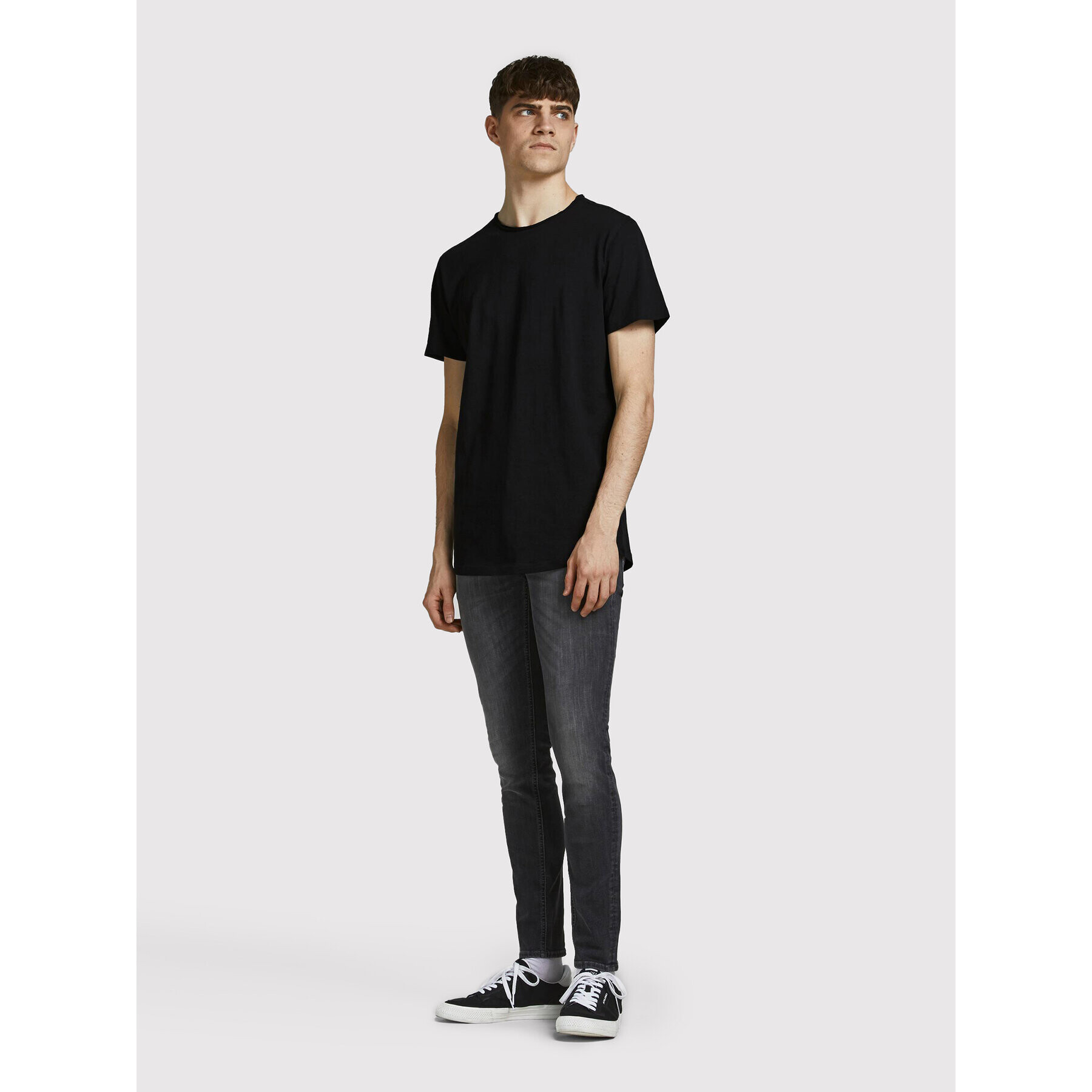 Jack&Jones T-Shirt Basher 12182498 Černá Regular Fit - Pepit.cz