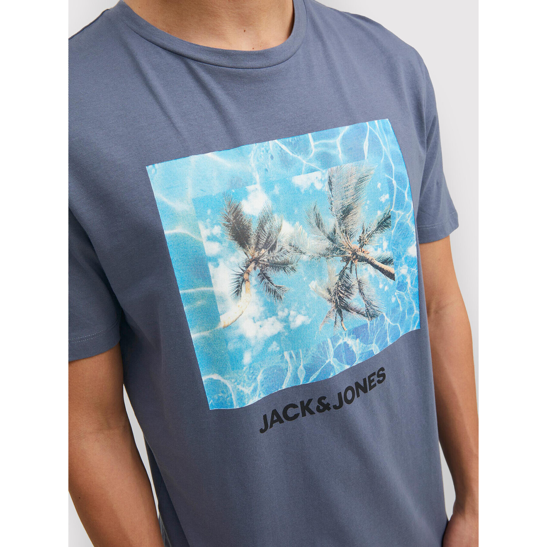 Jack&Jones T-Shirt Billboard 12200416 Modrá Regular Fit - Pepit.cz