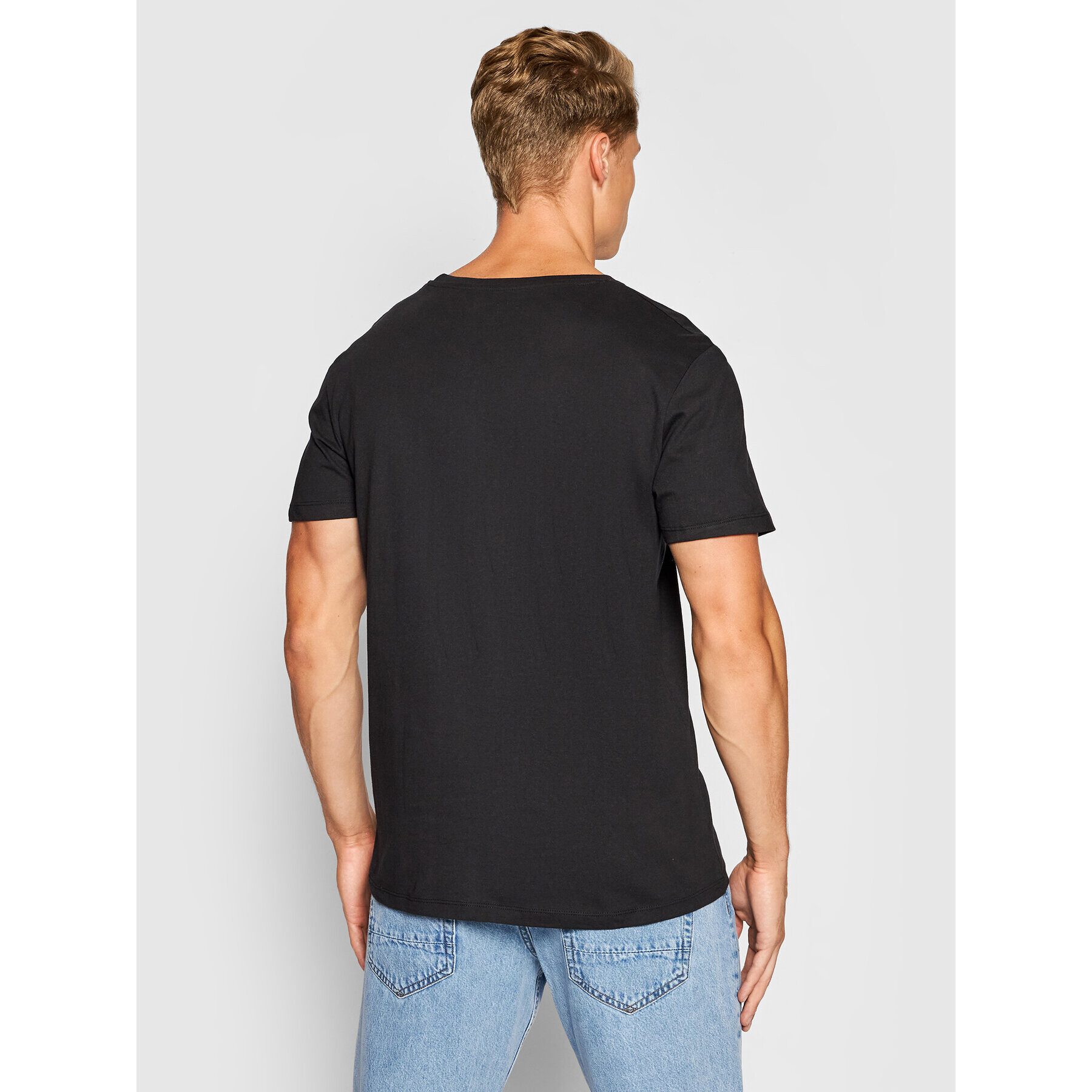 Jack&Jones T-Shirt Bilo 12192890 Černá Regular Fit - Pepit.cz