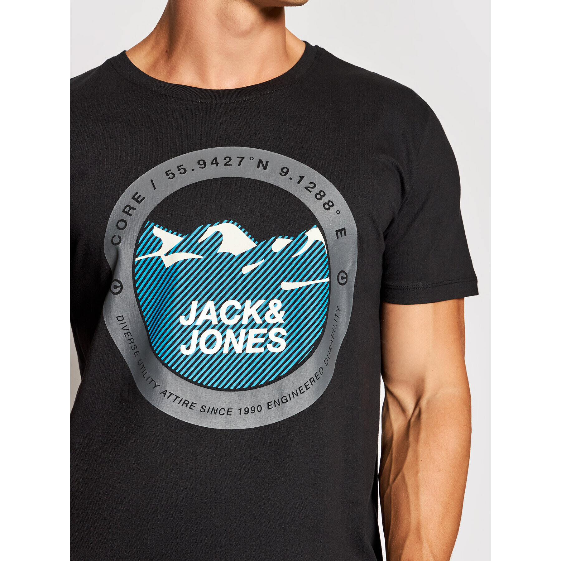 Jack&Jones T-Shirt Bilo 12192890 Černá Regular Fit - Pepit.cz