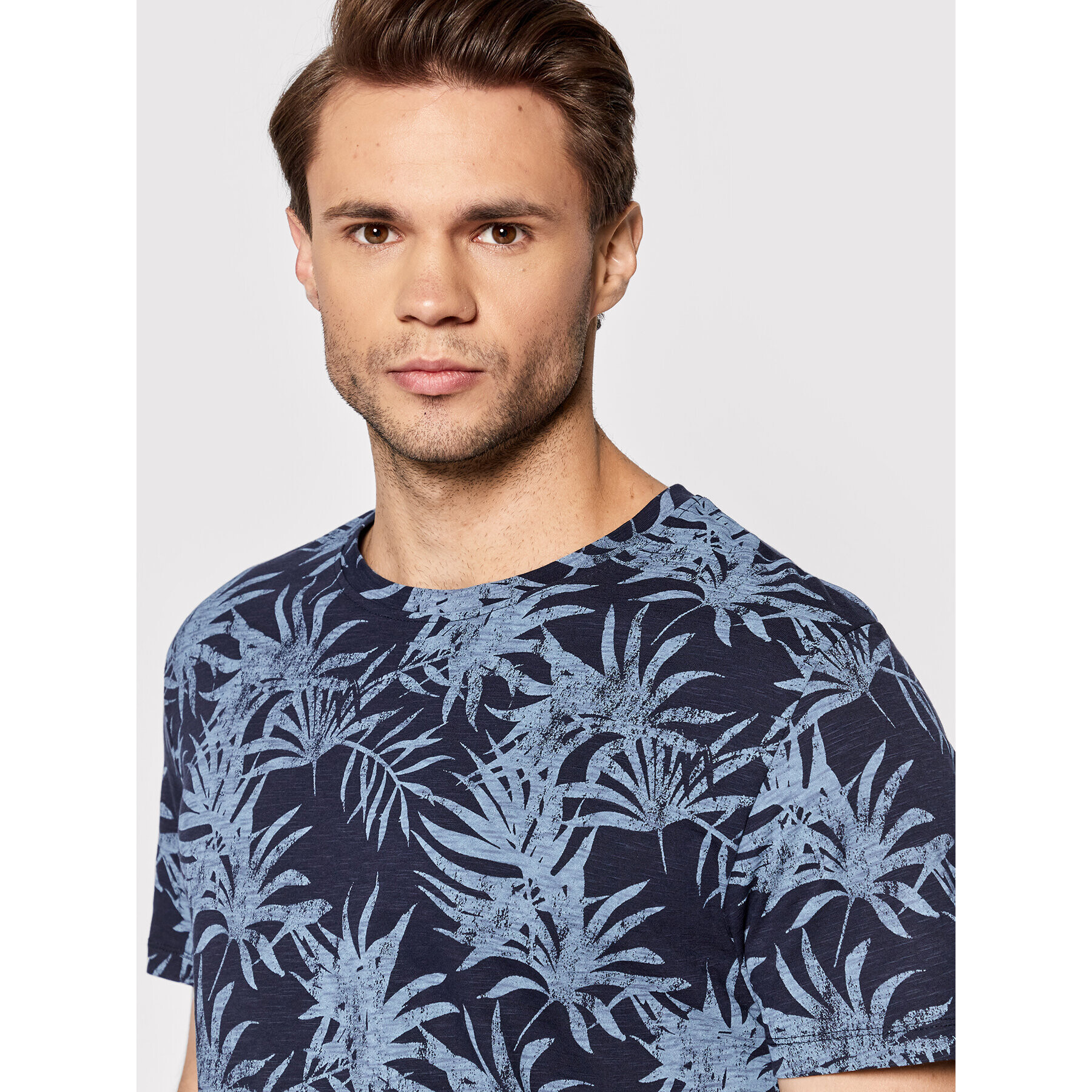 Jack&Jones T-Shirt Bloomer 12205772 Tmavomodrá Regular Fit - Pepit.cz