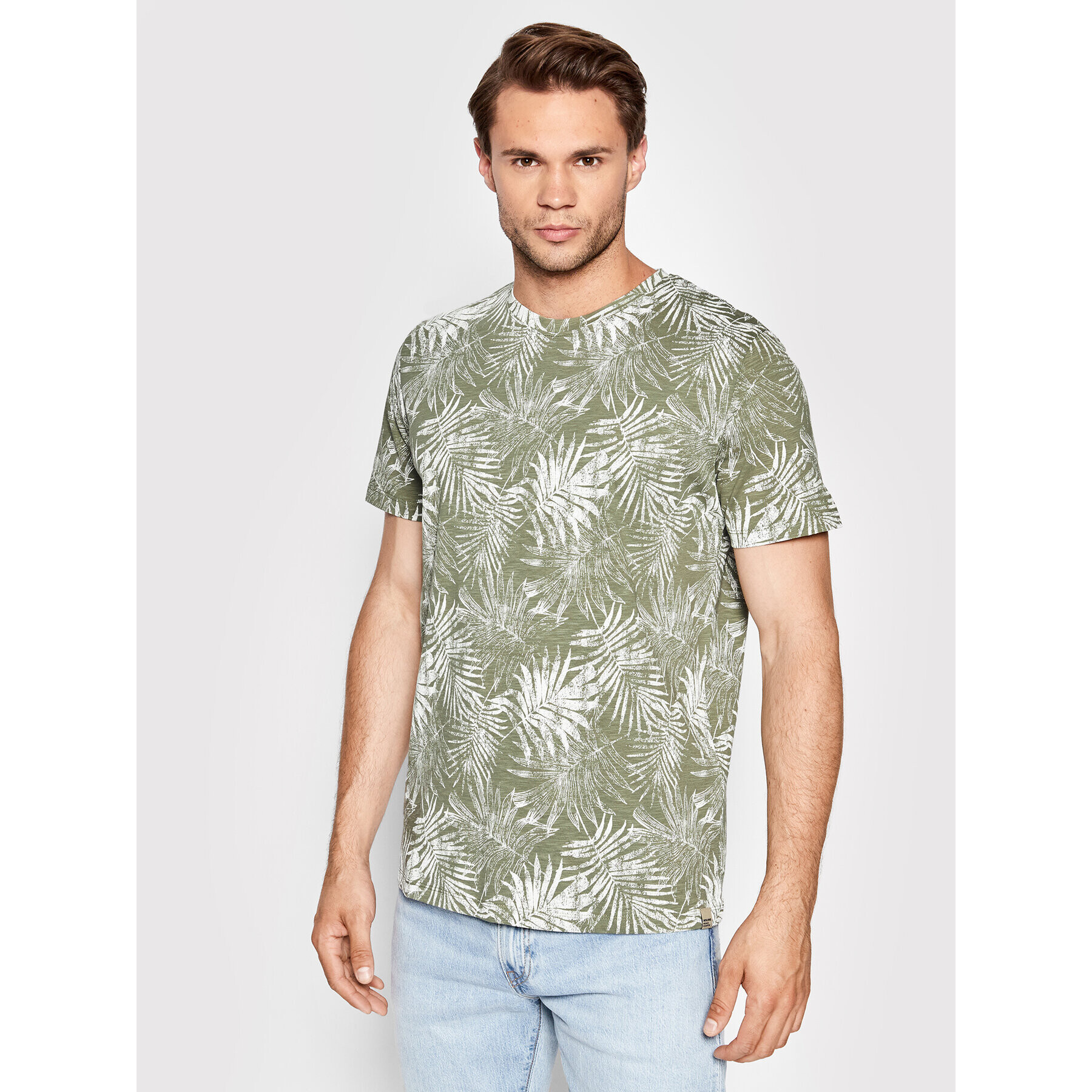 Jack&Jones T-Shirt Bloomer 12205772 Zelená Standard Fit - Pepit.cz