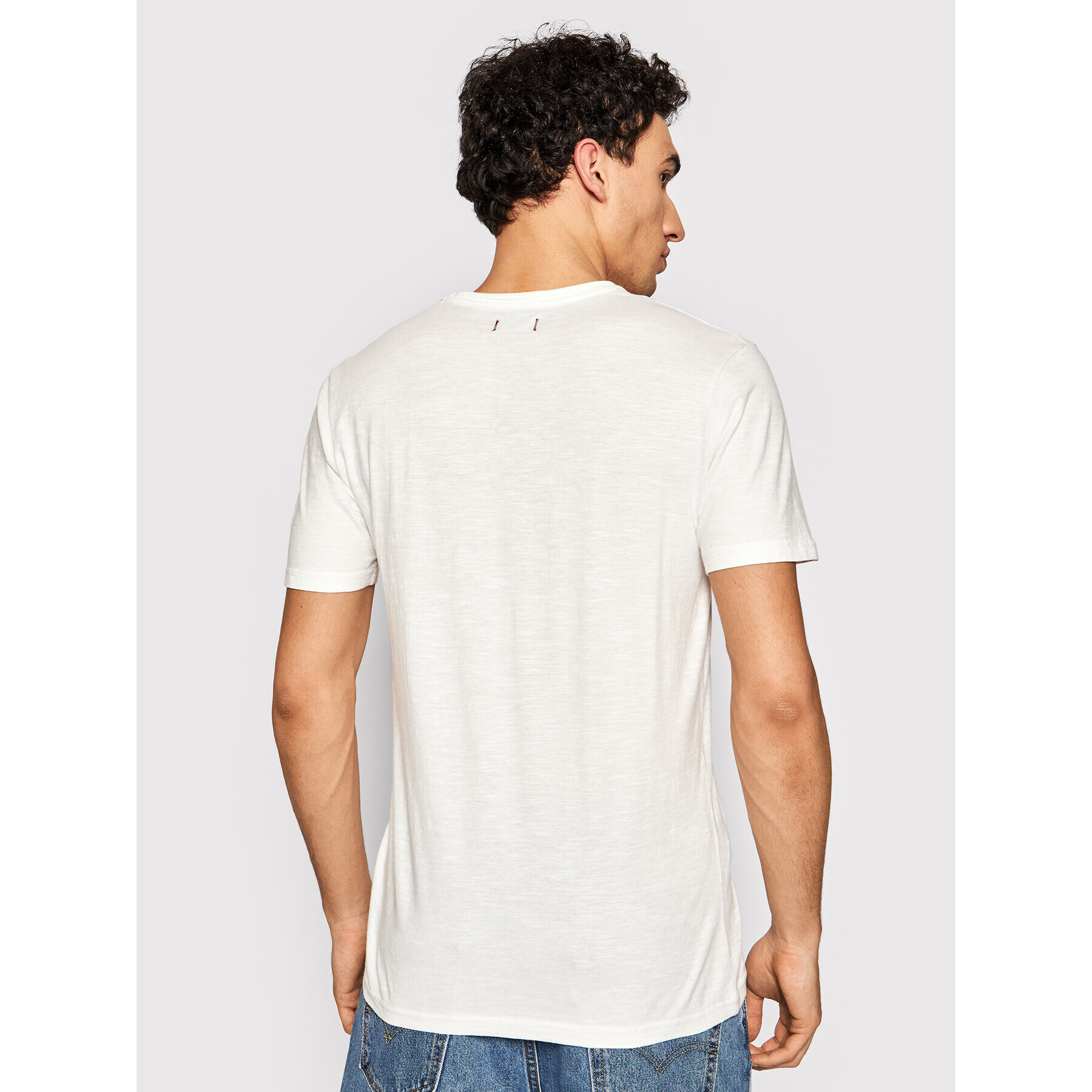 Jack&Jones T-Shirt Blu Arnold 12183541 Bílá Regular Fit - Pepit.cz