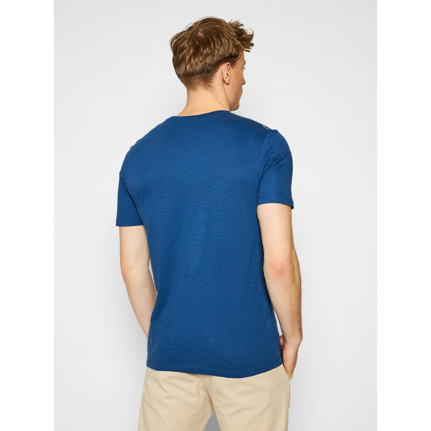 Jack&Jones T-Shirt Christensen 12185392 Tmavomodrá Regular Fit - Pepit.cz