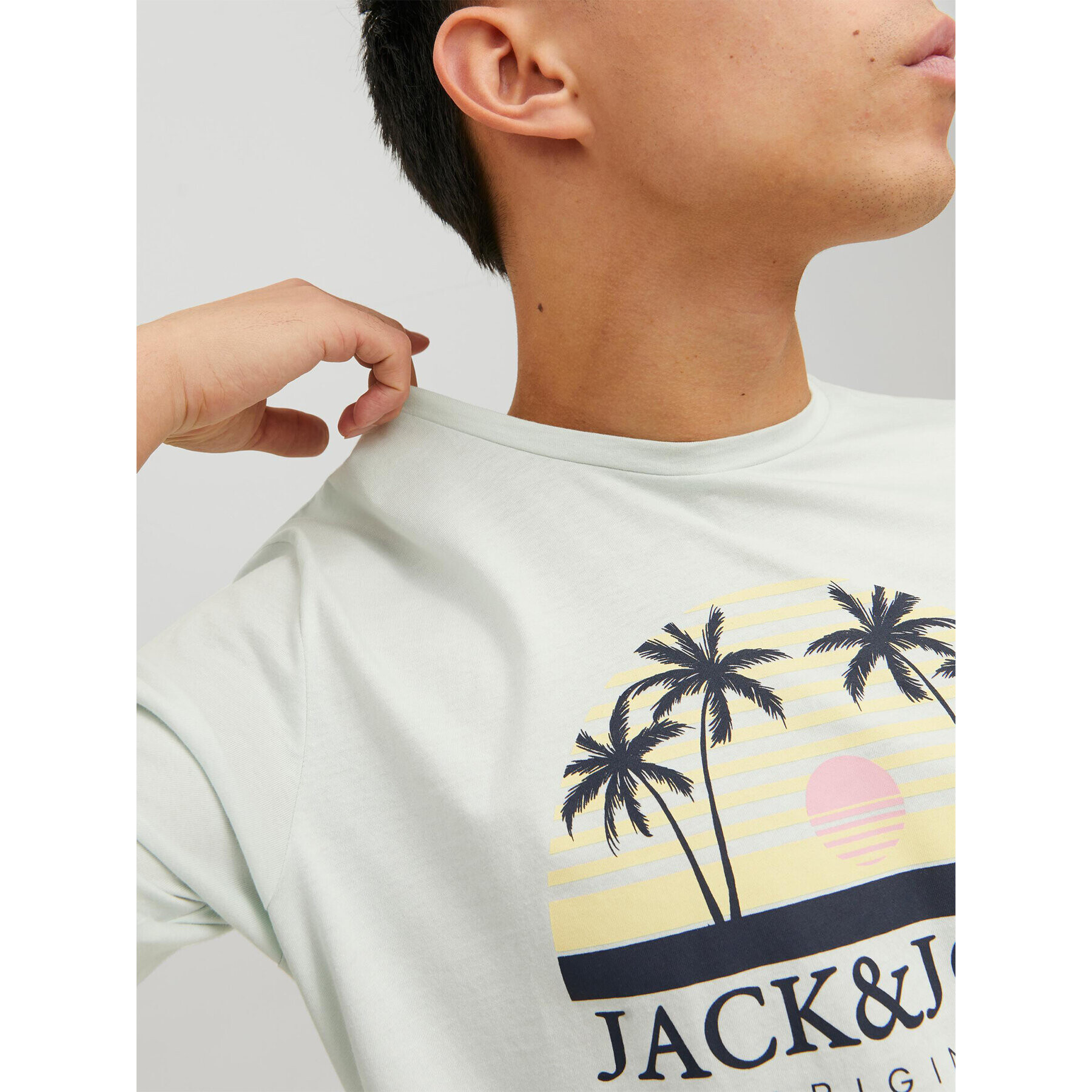 Jack&Jones T-Shirt Cody 12235154 Zelená Standard Fit - Pepit.cz