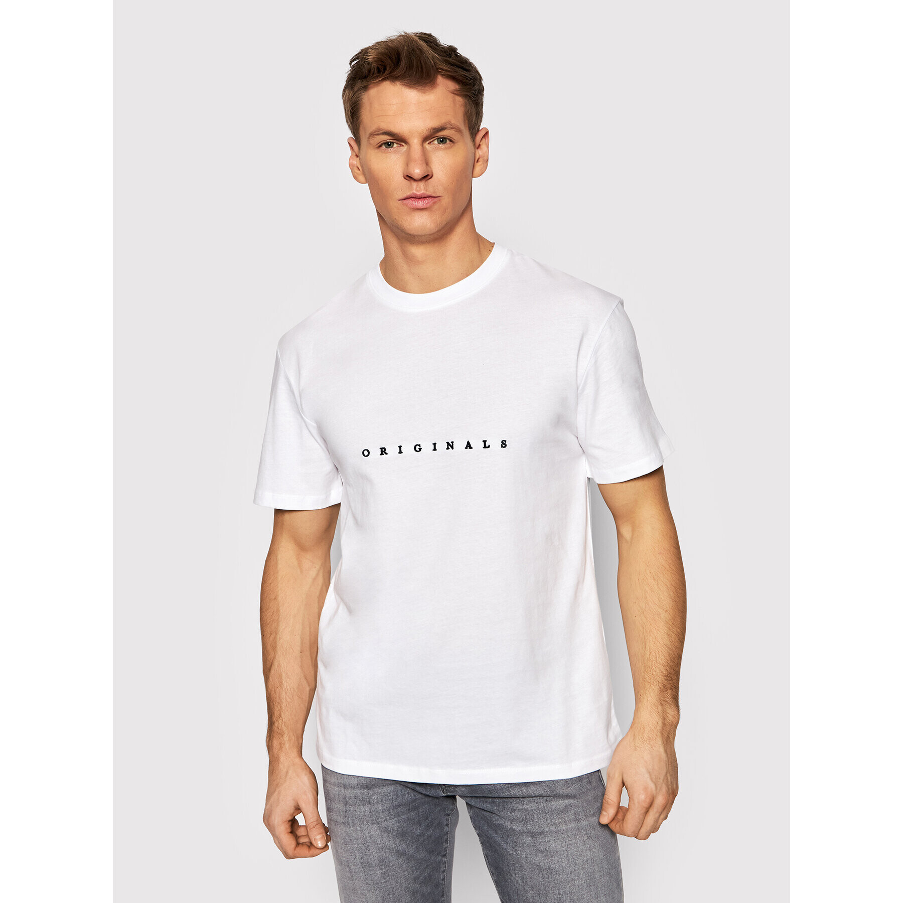 Jack&Jones T-Shirt Copenhagen 12176780 Bílá Relaxed Fit - Pepit.cz