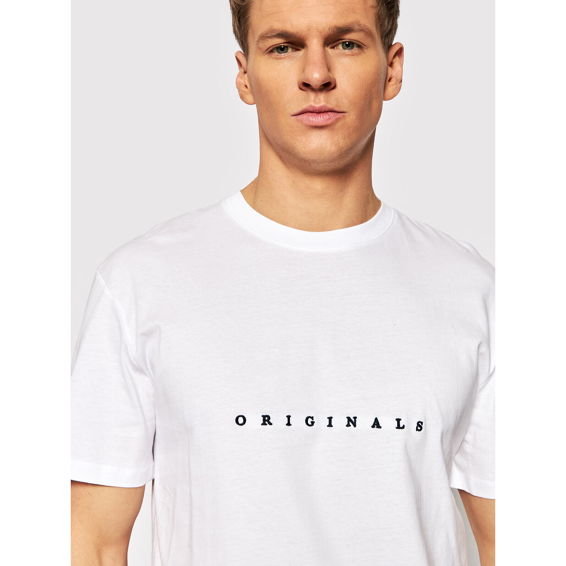 Jack&Jones T-Shirt Copenhagen 12176780 Bílá Relaxed Fit - Pepit.cz