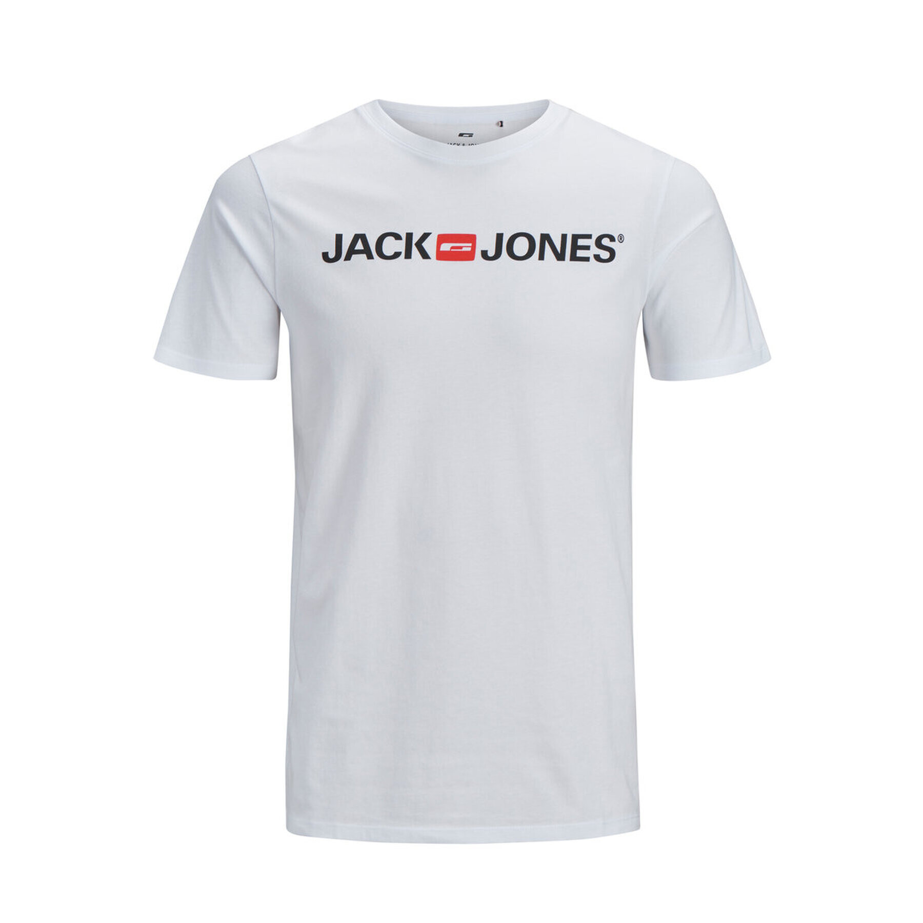 Jack&Jones T-Shirt Corp Logo 12137126 Bílá Slim Fit - Pepit.cz