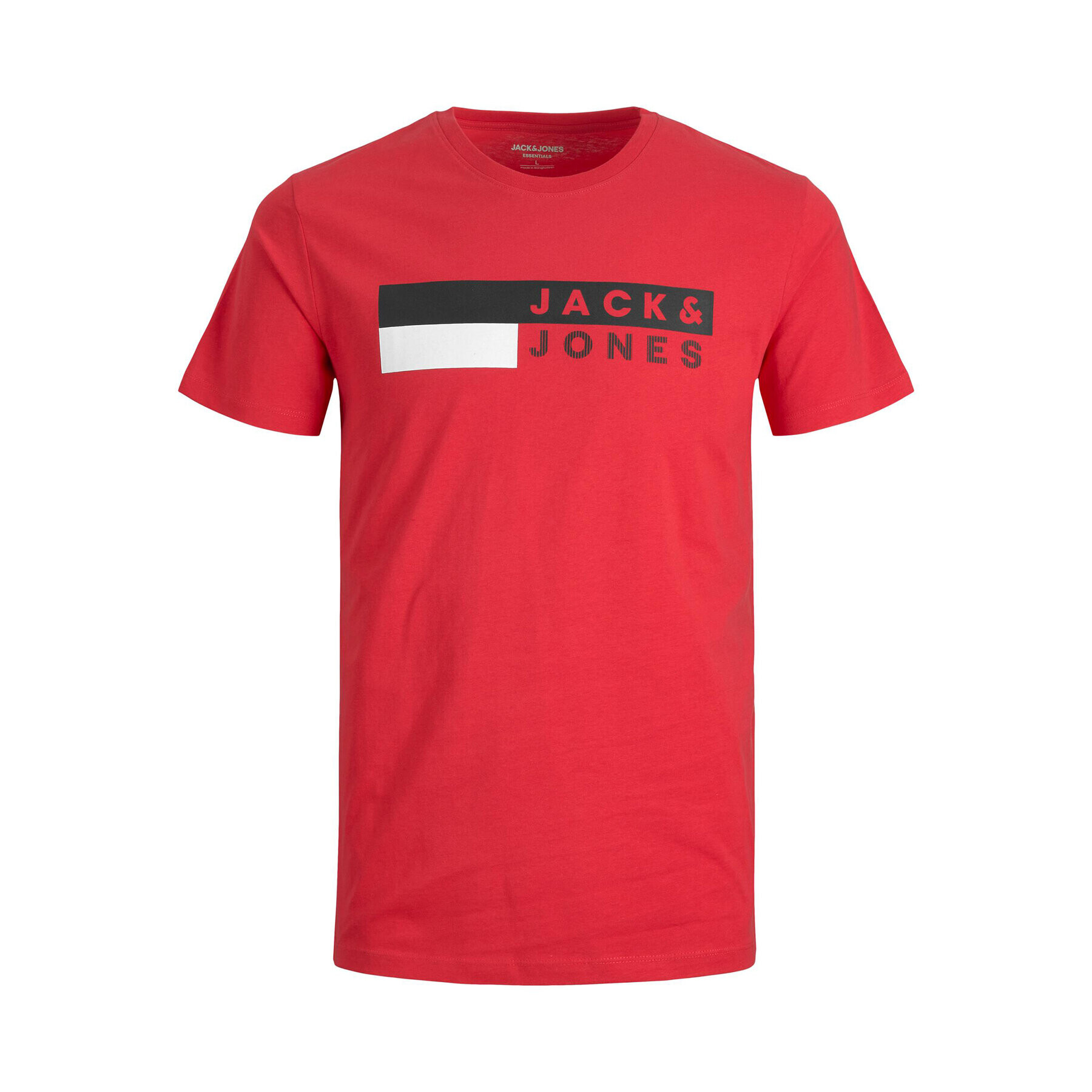 Jack&Jones T-Shirt Corp Logo 12151955 Červená Regular Fit - Pepit.cz