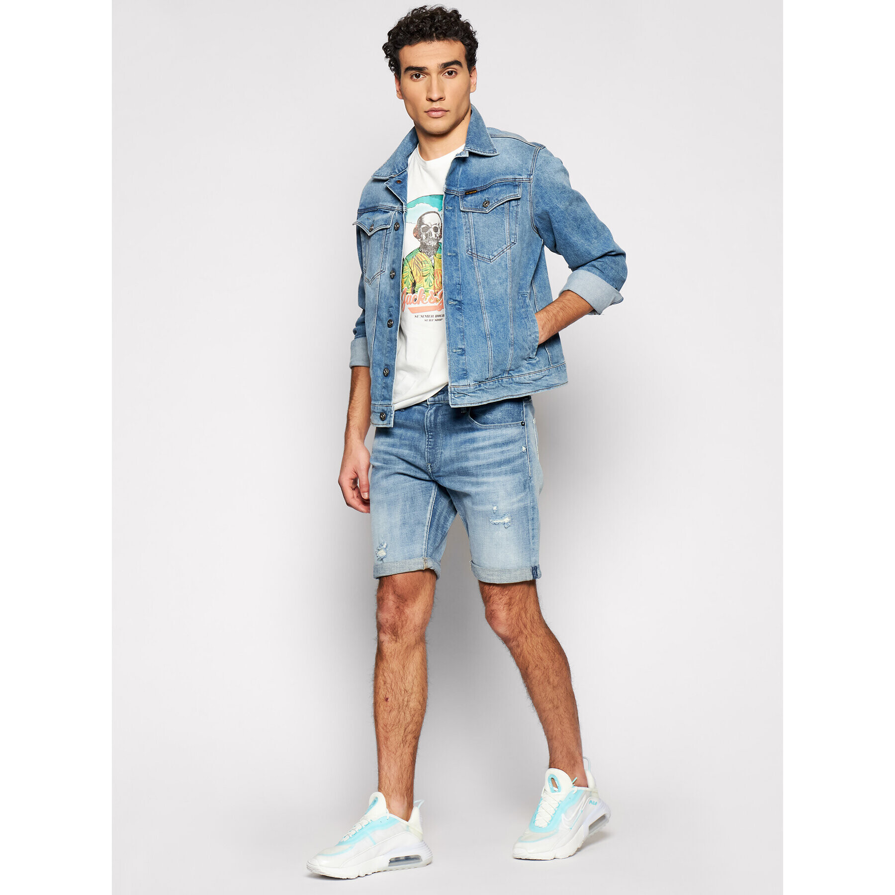 Jack&Jones T-Shirt Daays 12188286 Bílá Regular Fit - Pepit.cz