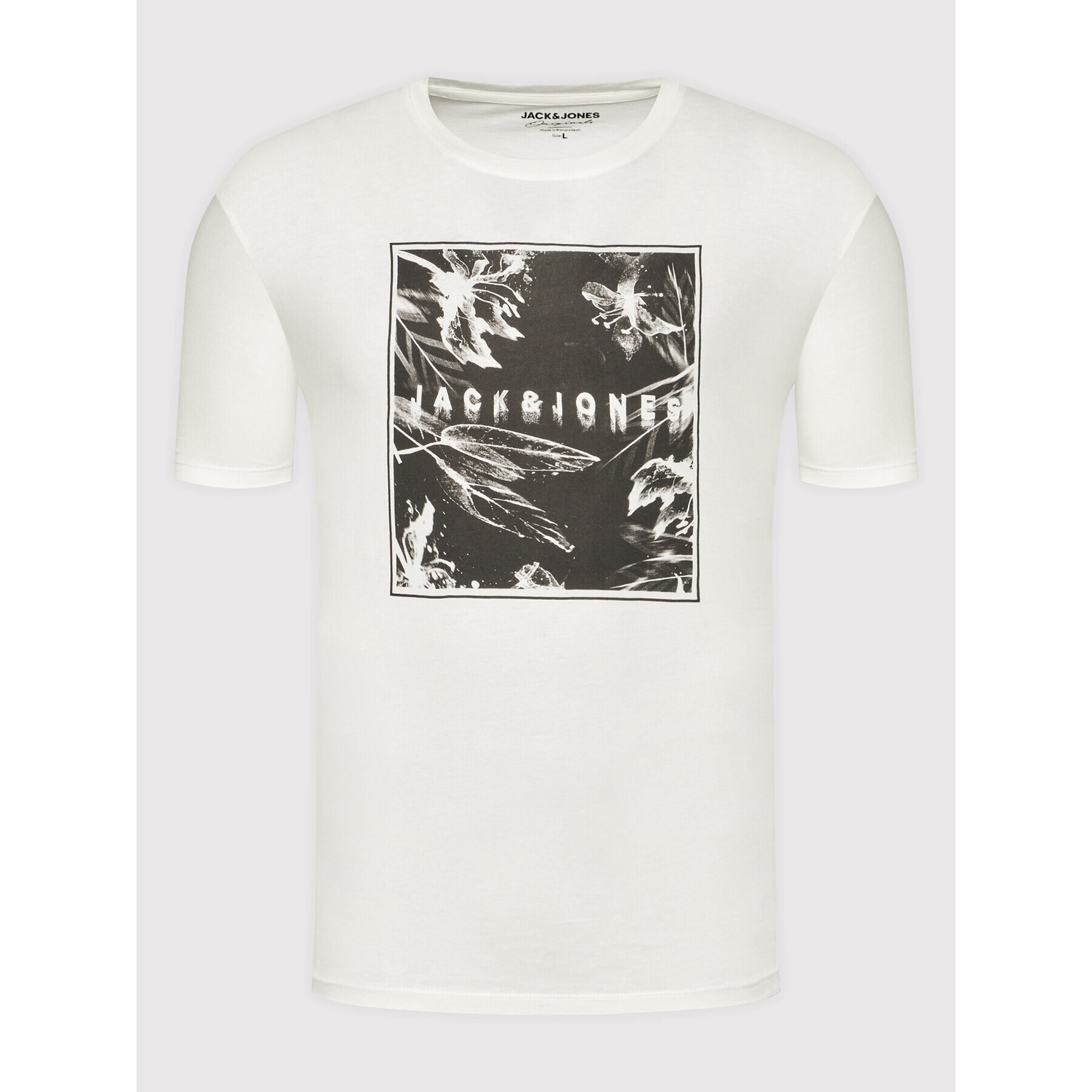 Jack&Jones T-Shirt Distorbia 12198054 Bílá Relaxed Fit - Pepit.cz