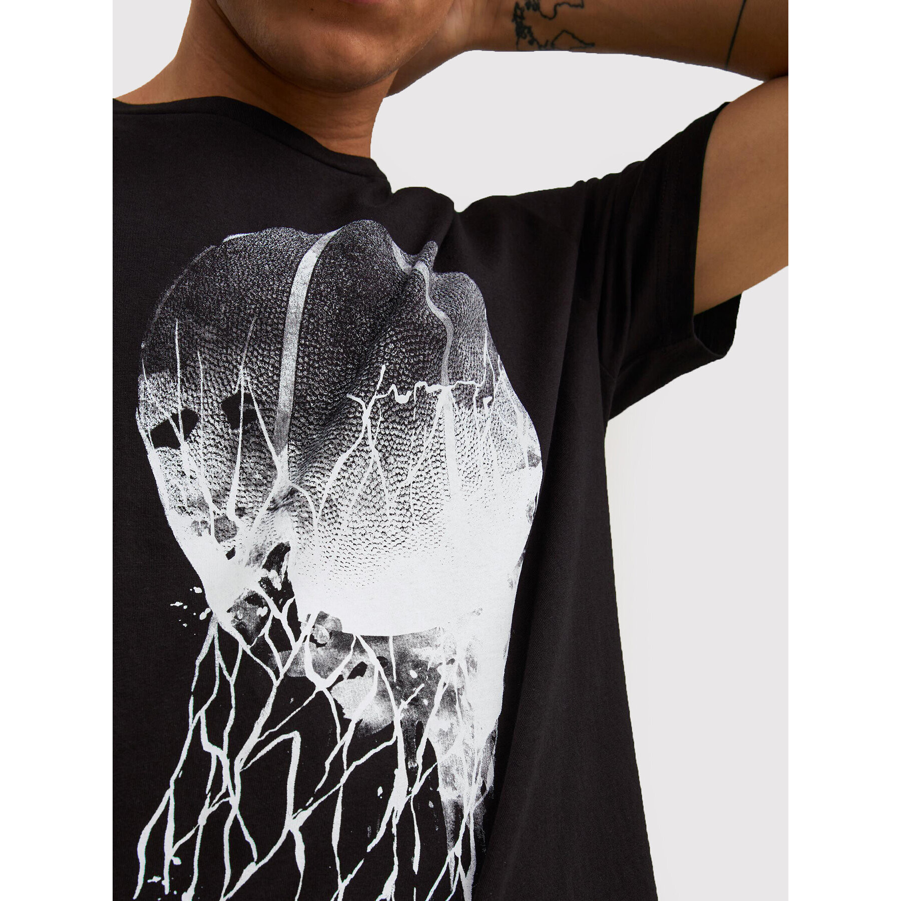 Jack&Jones T-Shirt Graphic 12210354 Černá Regular Fit - Pepit.cz