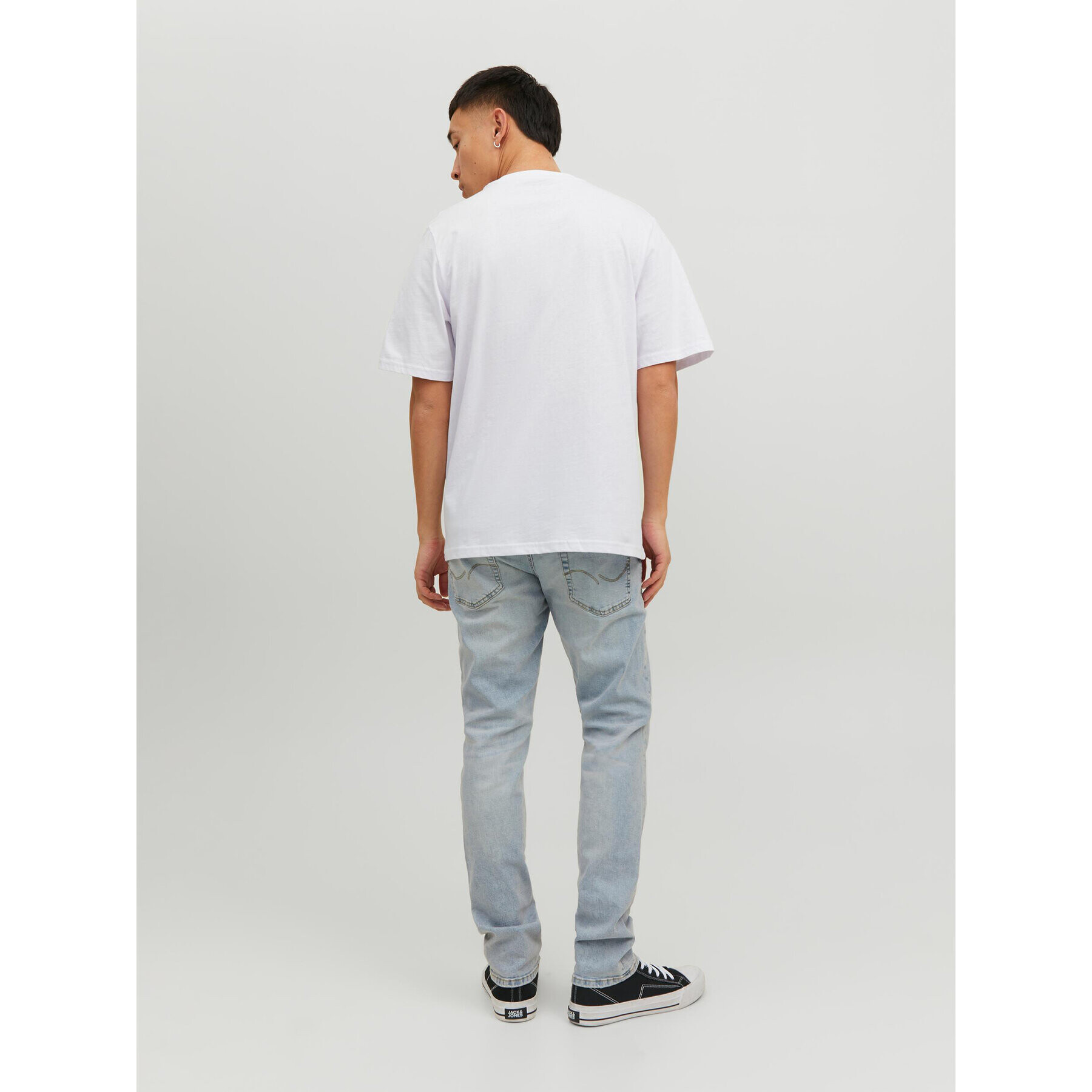 Jack&Jones T-Shirt Grocery 12230754 Bílá Oversize - Pepit.cz