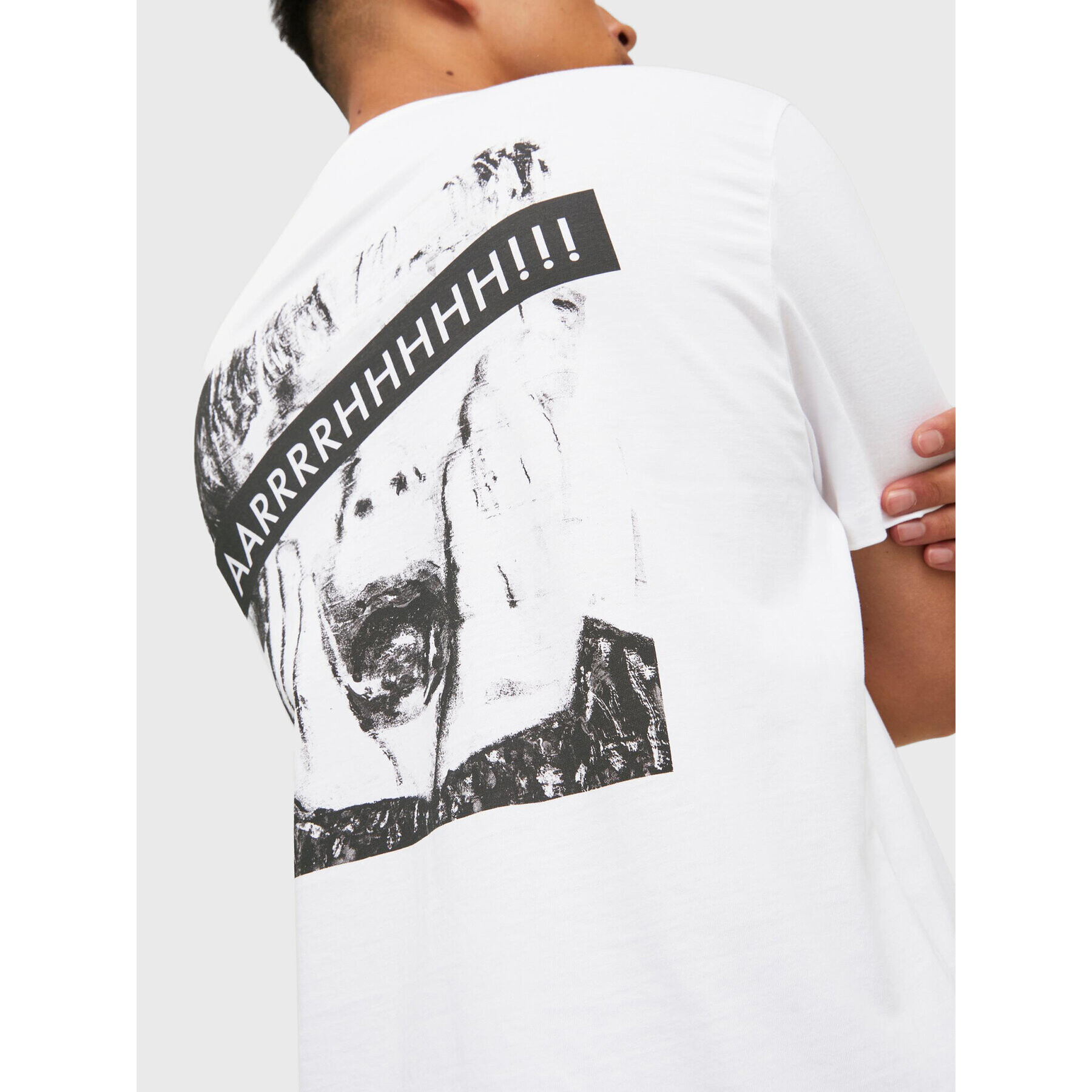 Jack&Jones T-Shirt Home 12222006 Bílá Regular Fit - Pepit.cz