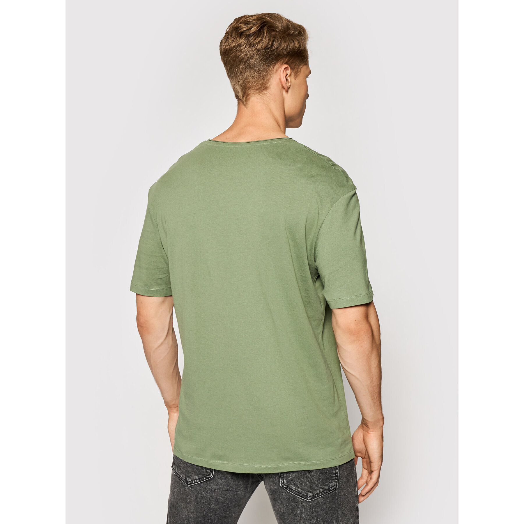 Jack&Jones T-Shirt Jack 12189294 Zelená Relaxed Fit - Pepit.cz