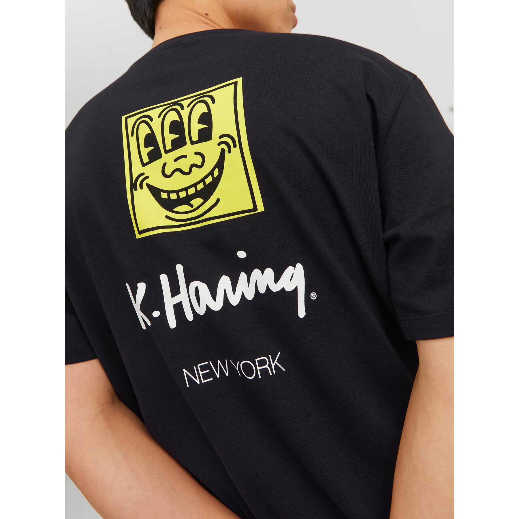 Jack&Jones T-Shirt Keith Haring 12230672 Černá Relaxed Fit - Pepit.cz