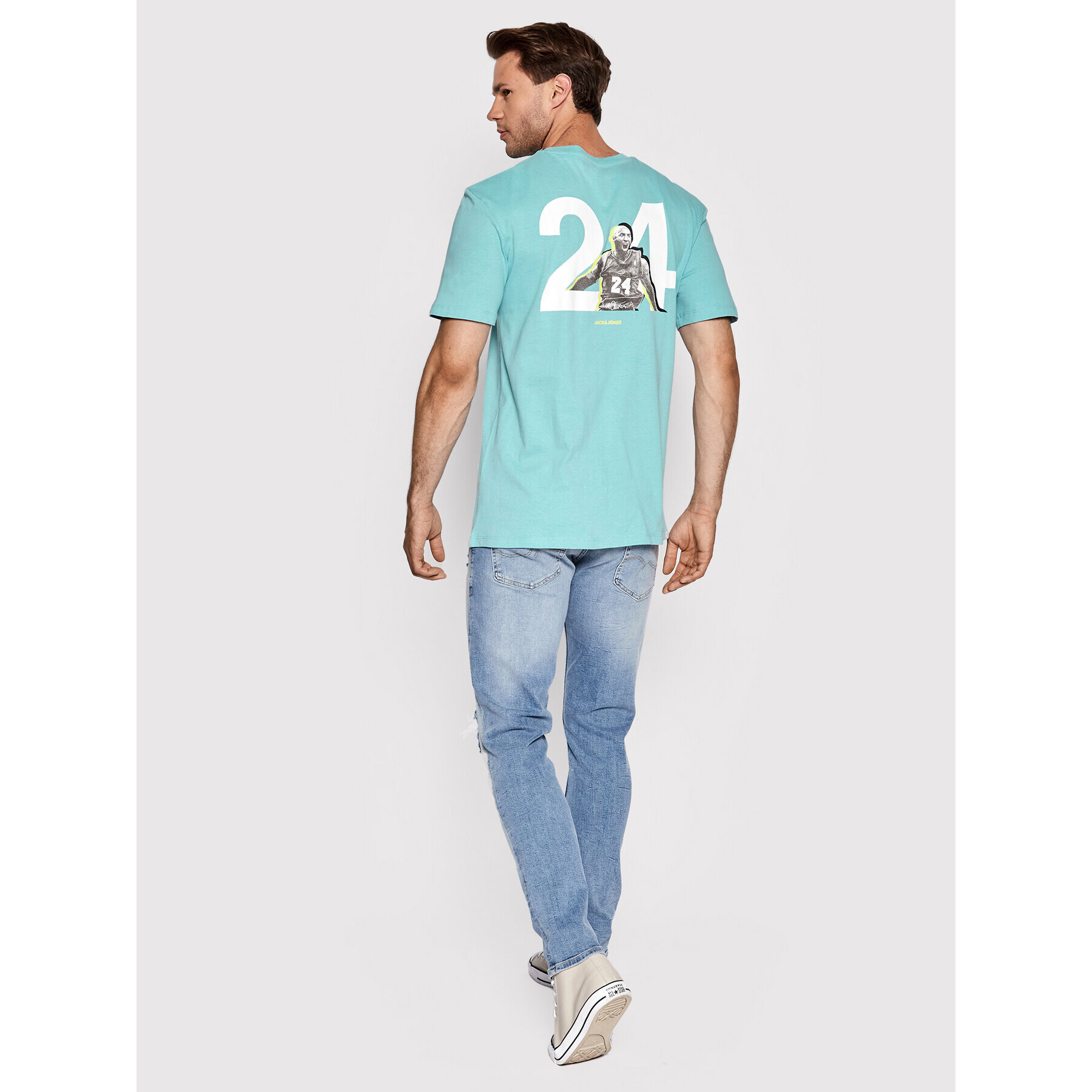 Jack&Jones T-Shirt Legends 12211043 Modrá Relaxed Fit - Pepit.cz