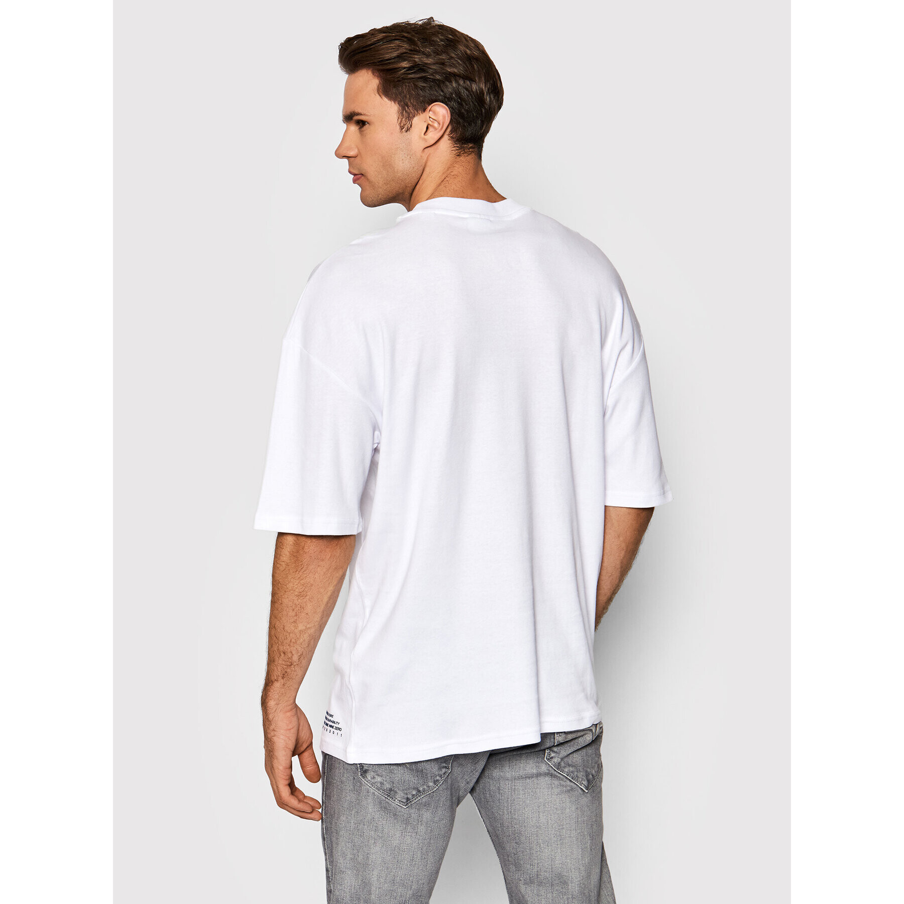 Jack&Jones T-Shirt Lett 12197963 Bílá Loose Fit - Pepit.cz