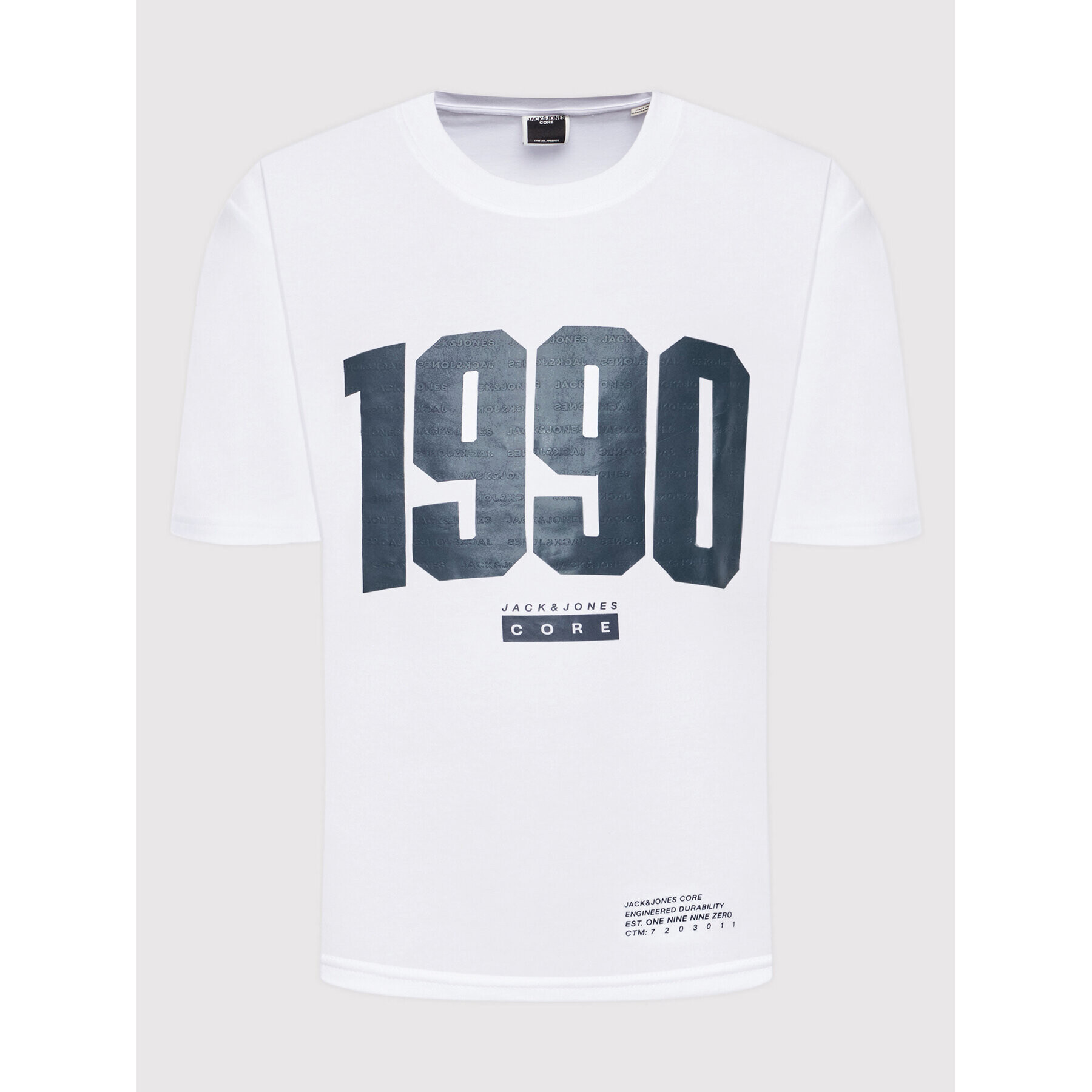 Jack&Jones T-Shirt Lett 12197963 Bílá Loose Fit - Pepit.cz