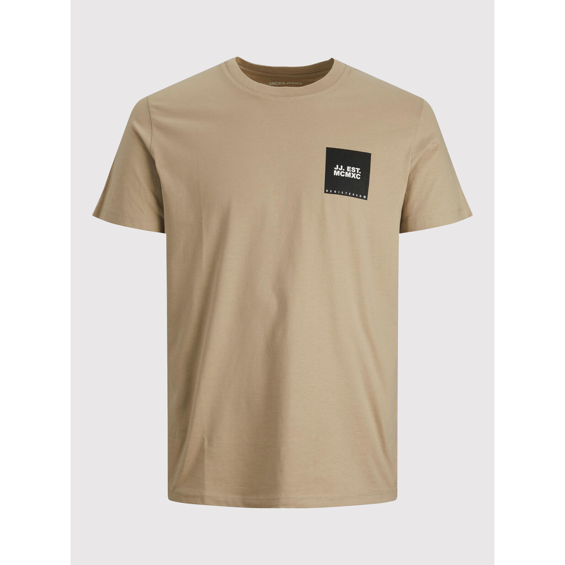 Jack&Jones T-Shirt Lock 12213248 Béžová Regular Fit - Pepit.cz