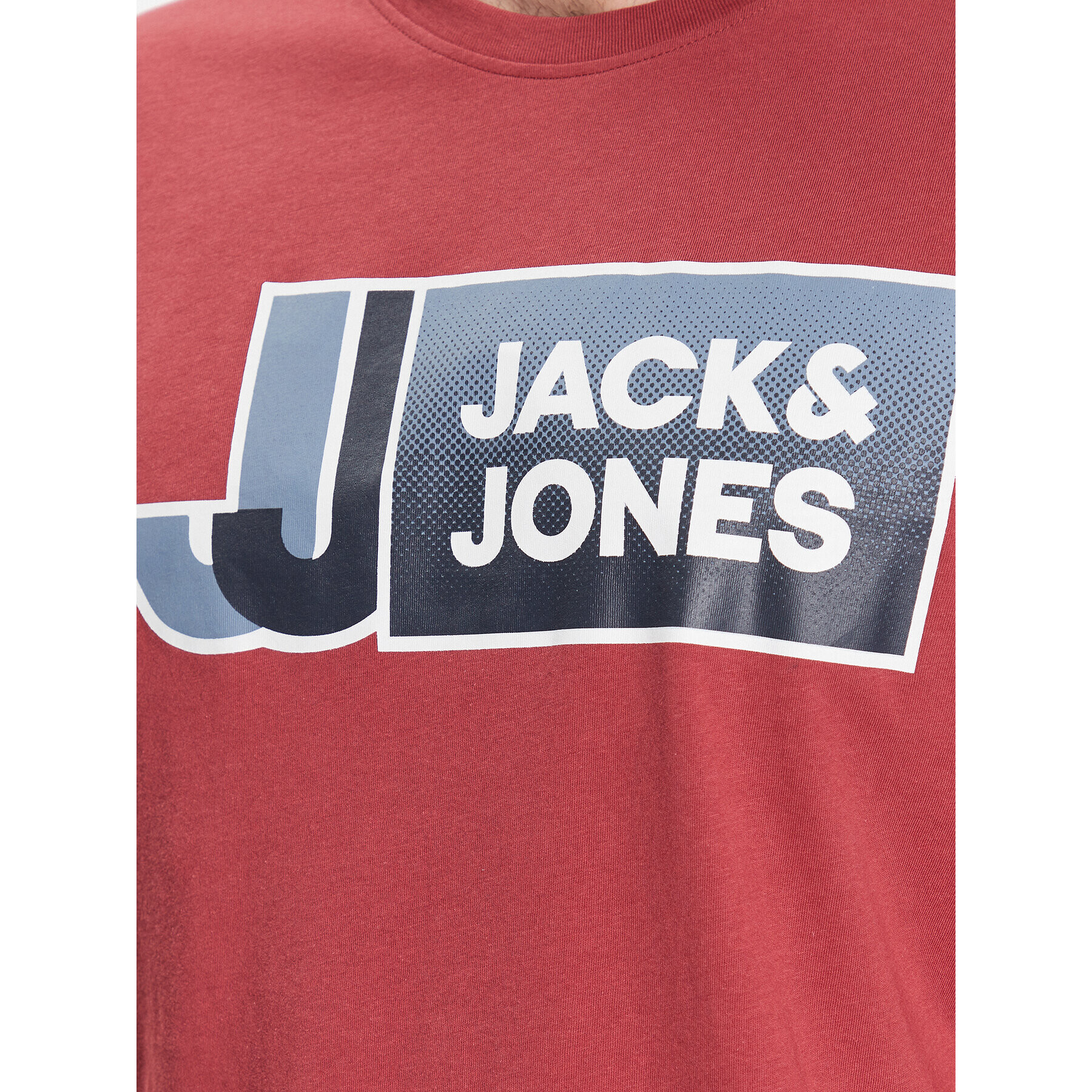 Jack&Jones T-Shirt Logan 12228078 Červená Standard Fit - Pepit.cz