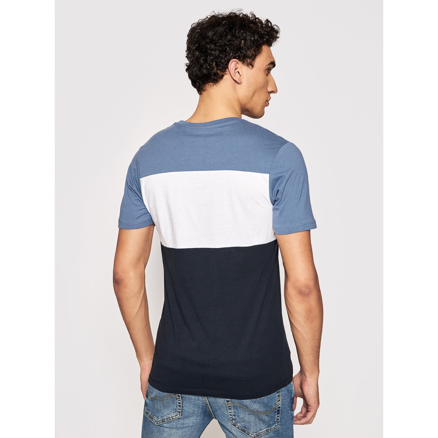 Jack&Jones T-Shirt Logo Blocking 12173968 Barevná Slim Fit - Pepit.cz