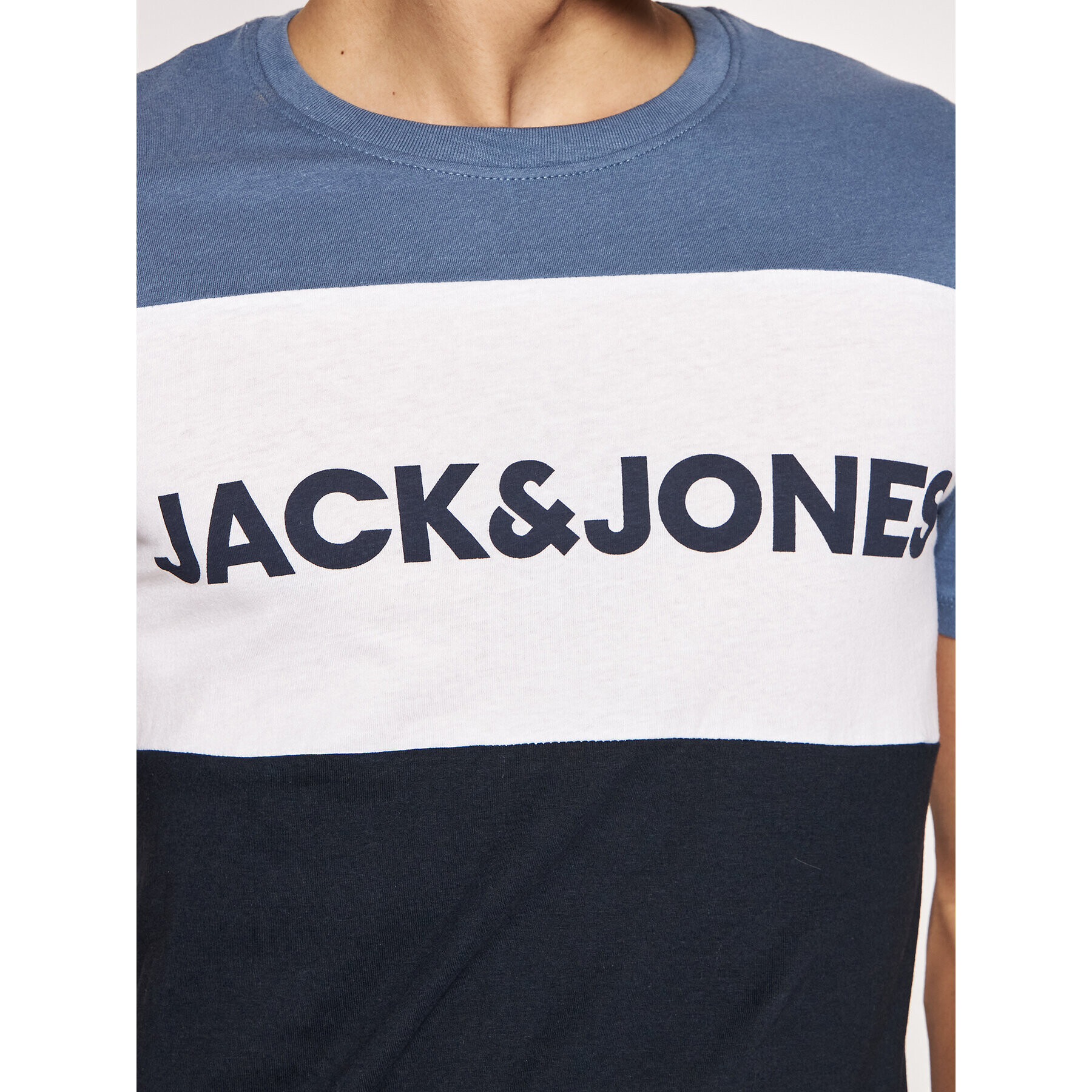 Jack&Jones T-Shirt Logo Blocking 12173968 Barevná Slim Fit - Pepit.cz