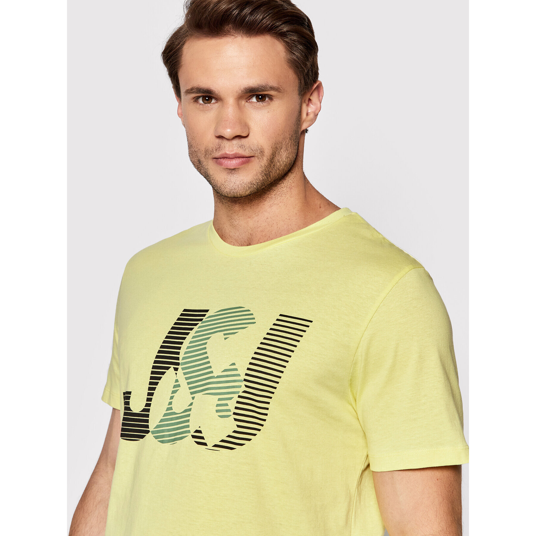 Jack&Jones T-Shirt Luke 12213754 Žlutá Regular Fit - Pepit.cz