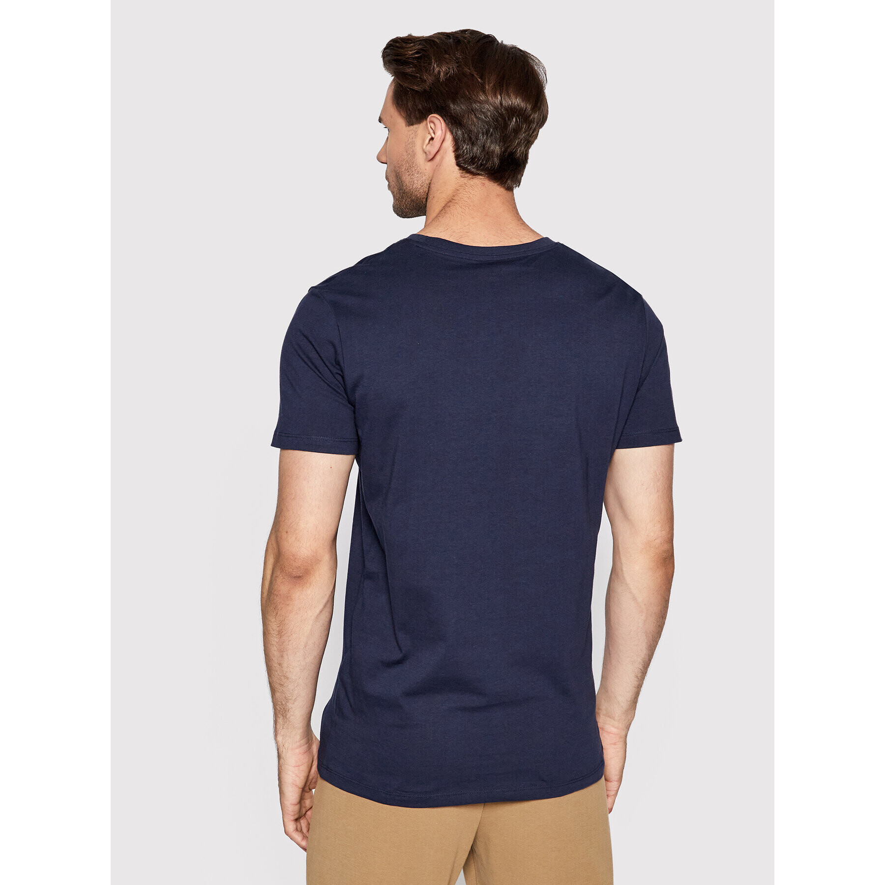 Jack&Jones T-Shirt Malibu Placement 12213494 Tmavomodrá Regular Fit - Pepit.cz