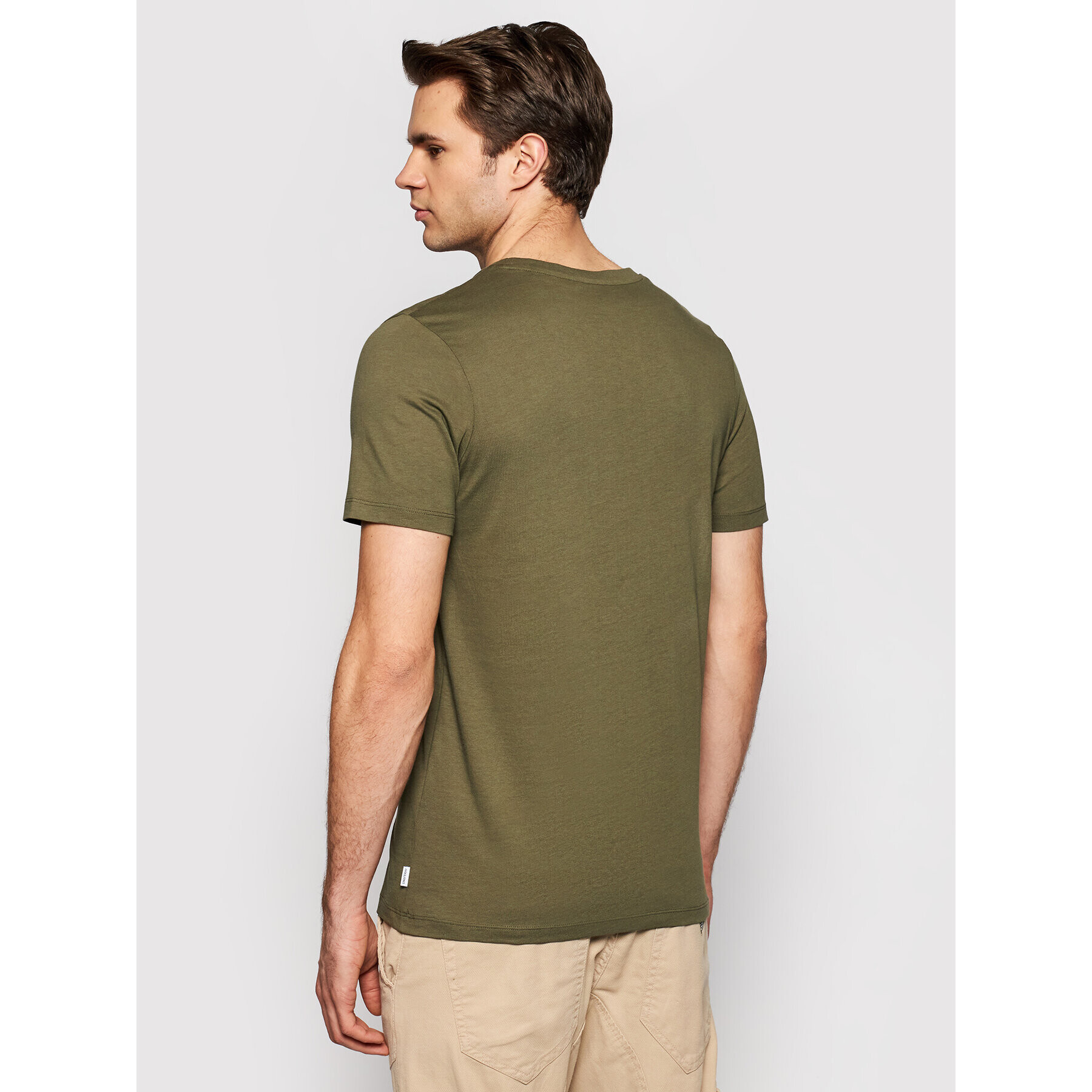 Jack&Jones T-Shirt Orrganic Basic 12156101 Zelená Slim Fit - Pepit.cz