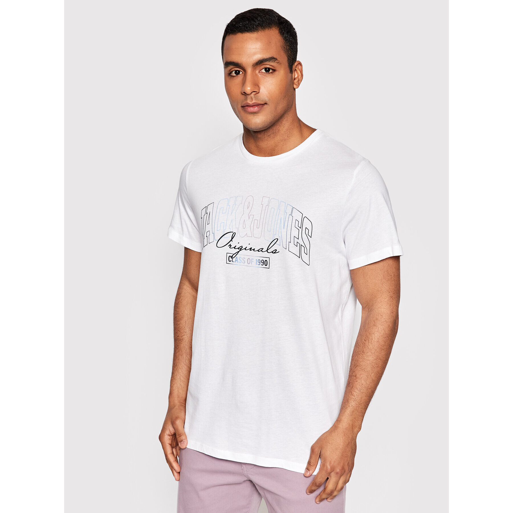 Jack&Jones T-Shirt Penny 12207694 Bílá Regular Fit - Pepit.cz