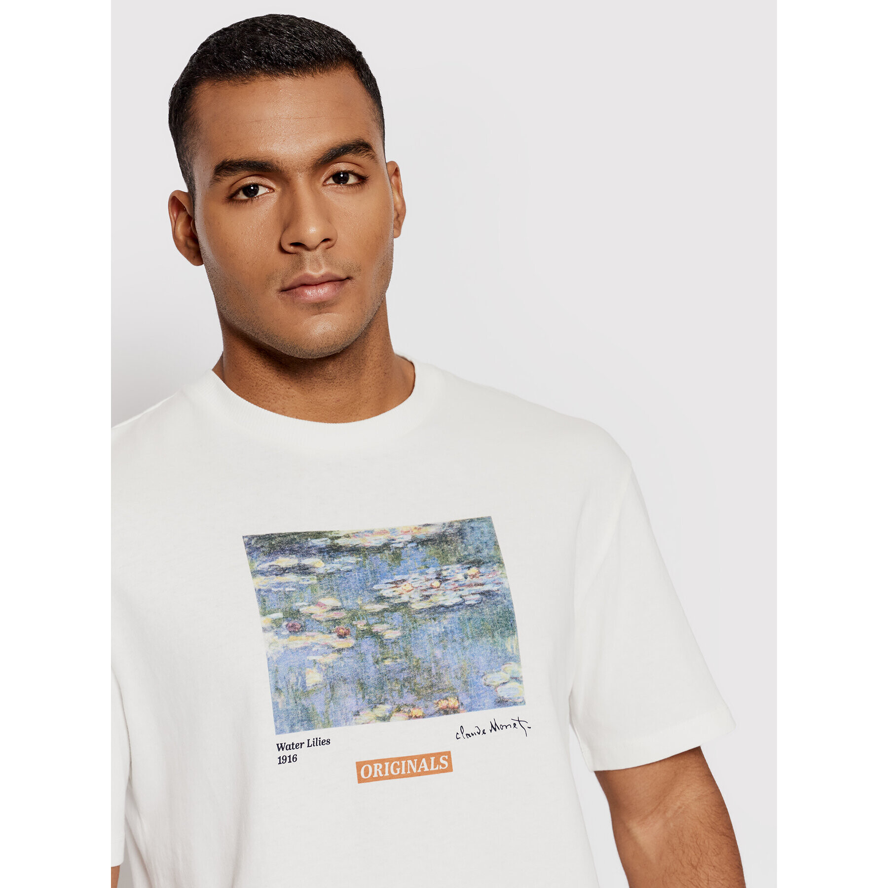 Jack&Jones T-Shirt Pionieer Branding 12198550 Bílá Relaxed Fit - Pepit.cz