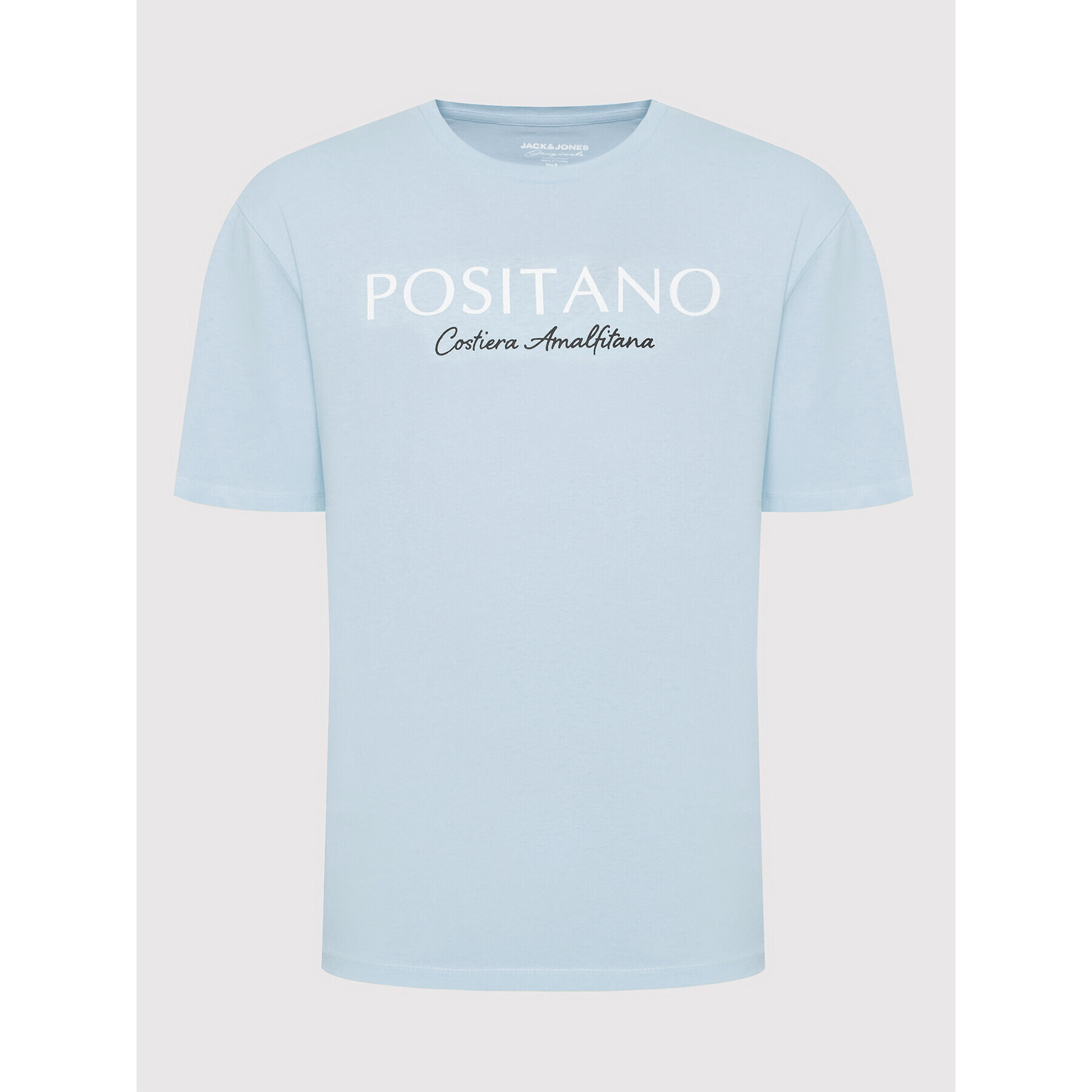 Jack&Jones T-Shirt Positano 12209840 Modrá Regular Fit - Pepit.cz